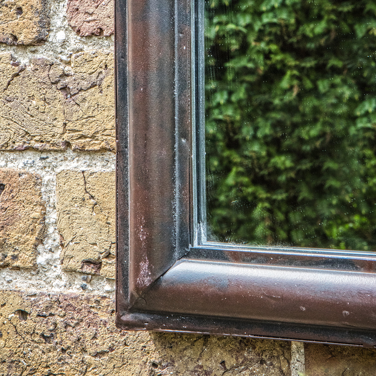 Outdoor Arched Mirror Noir