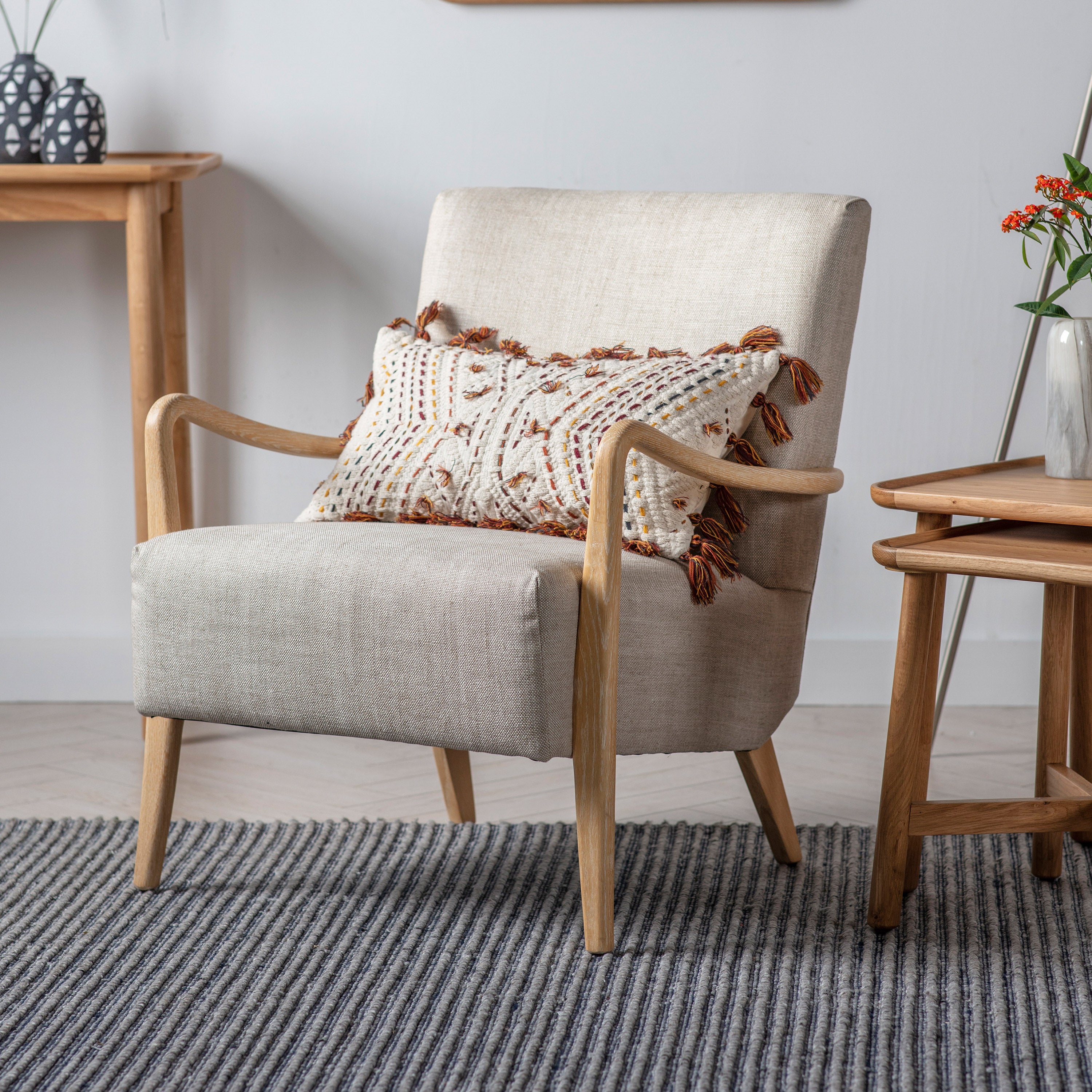 Chedworth Armchair Natural Linen - 2 Colours