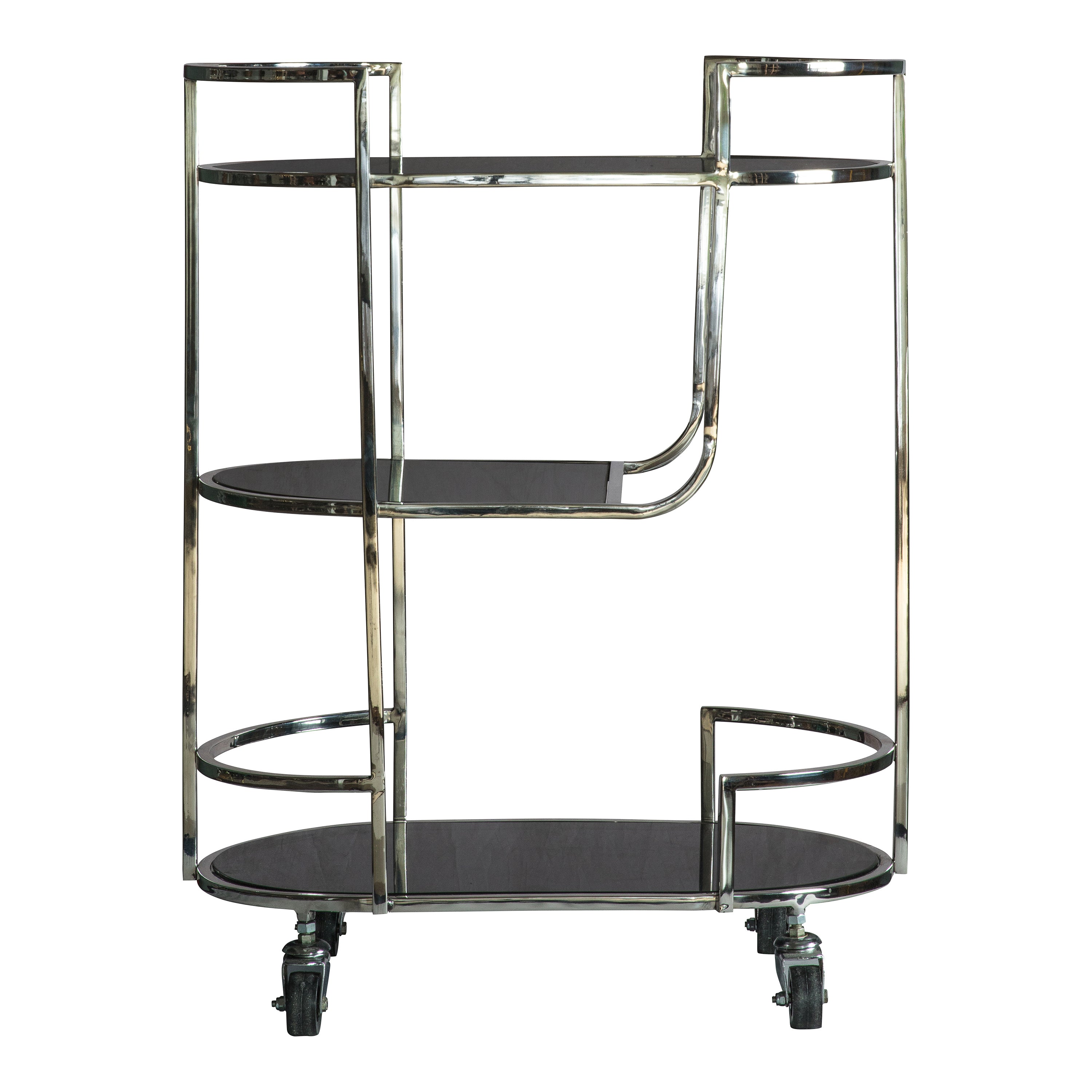 Beauchamp Drinks Trolley Silver