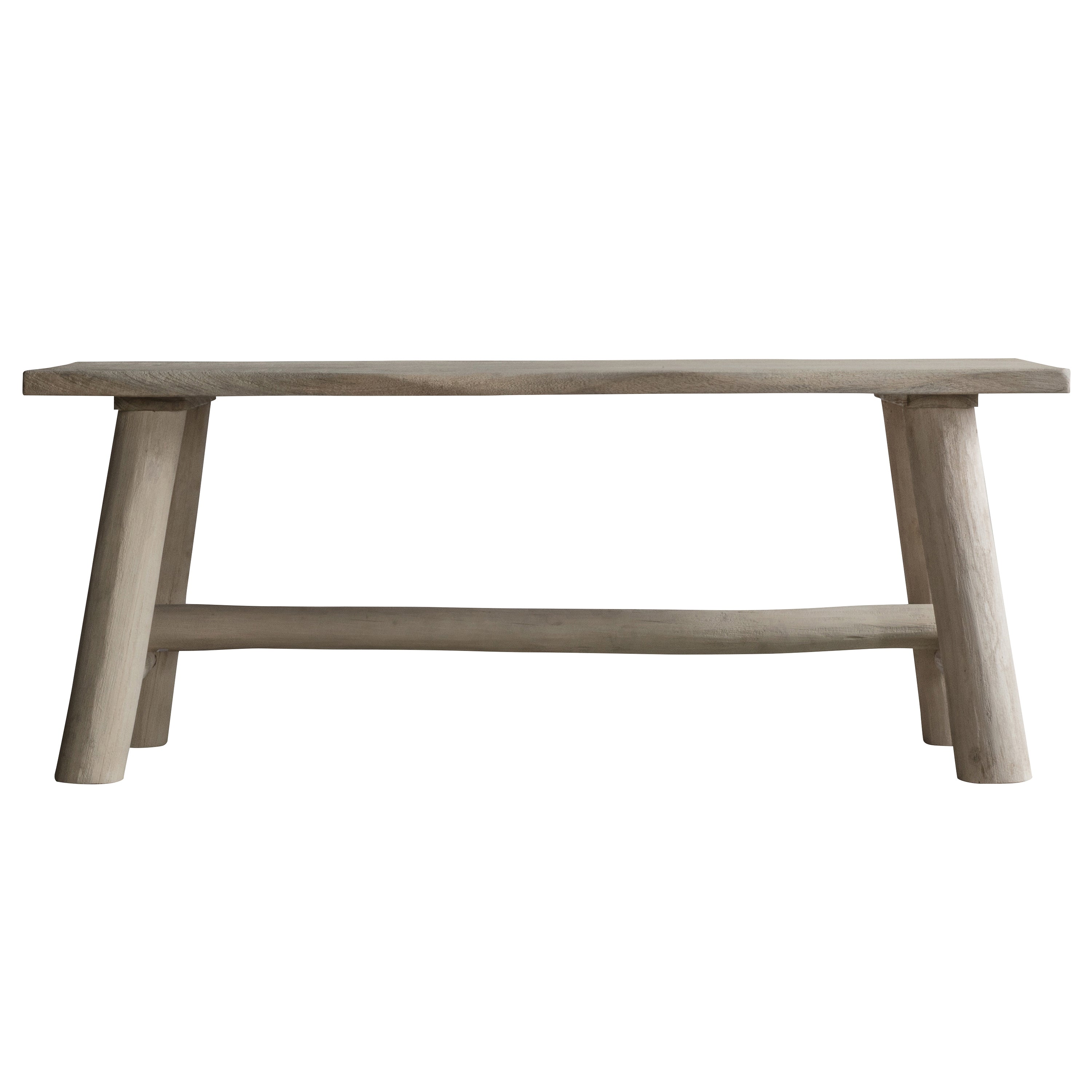 Bertam Natural Wood Bench Rustic - 2 Sizes