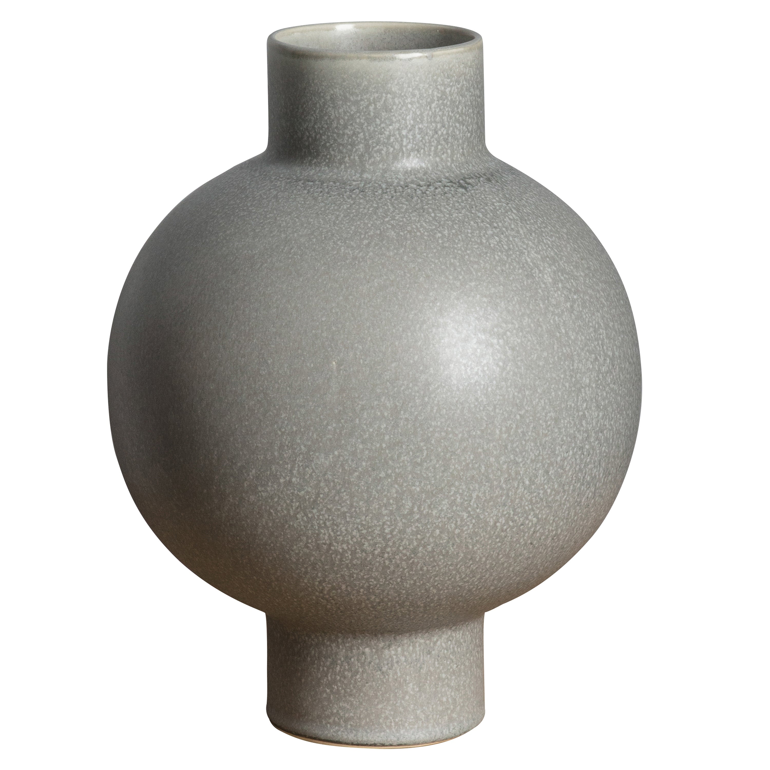 Leiden Vase - 28cm - White/Grey