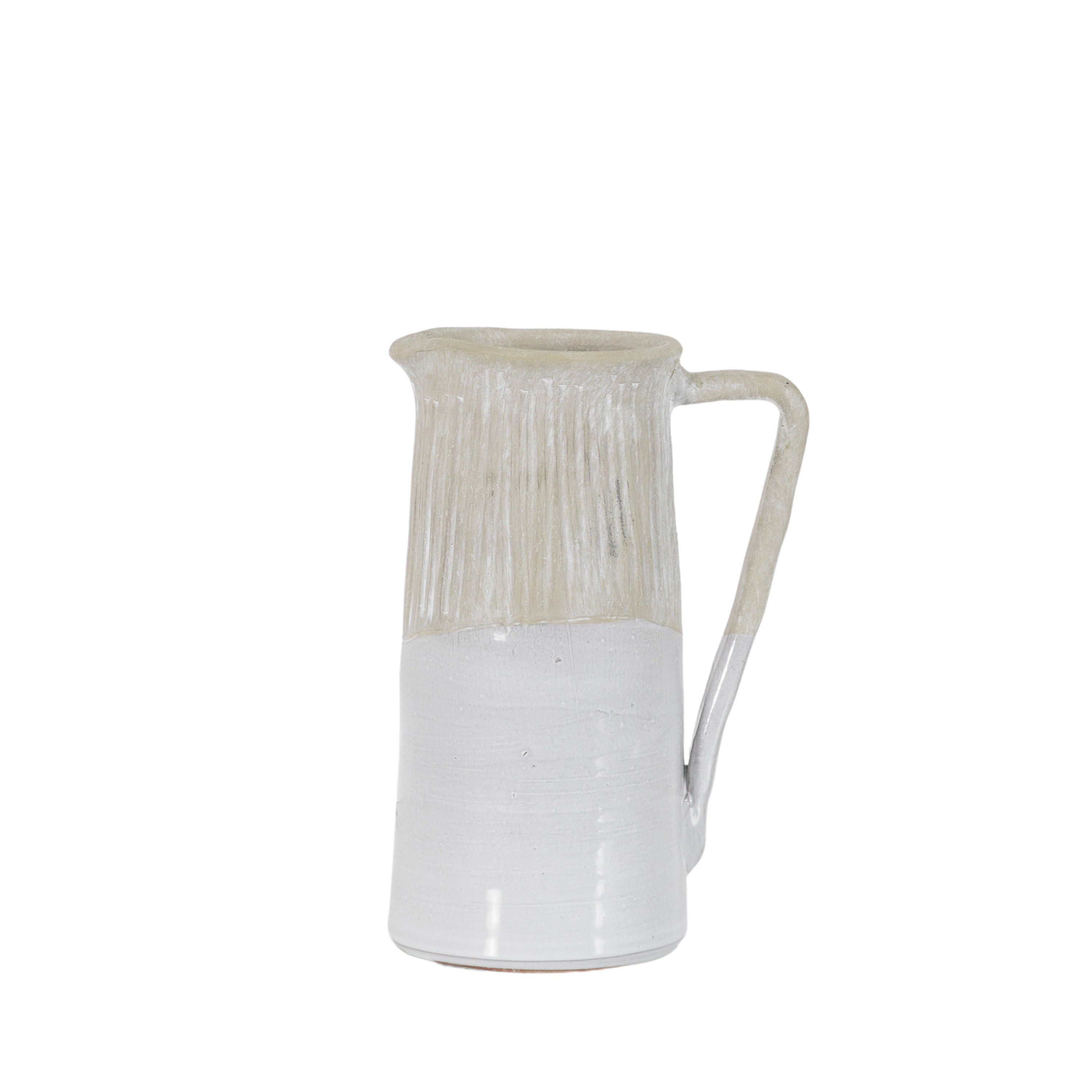 Pisa Jug Matt White - Large/Small