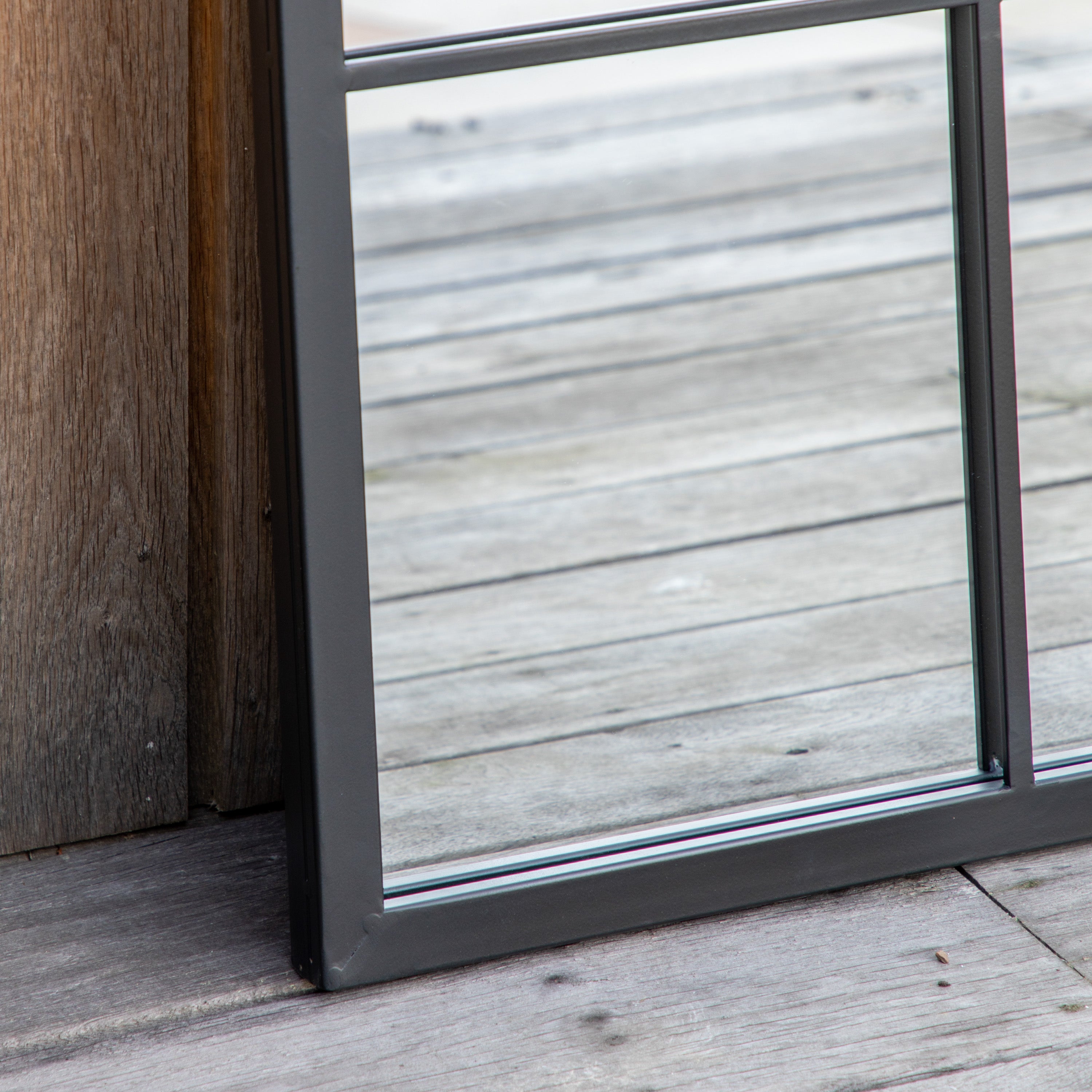 Panel Outdoor Mirror Black - 1200 x 20 x 800mm