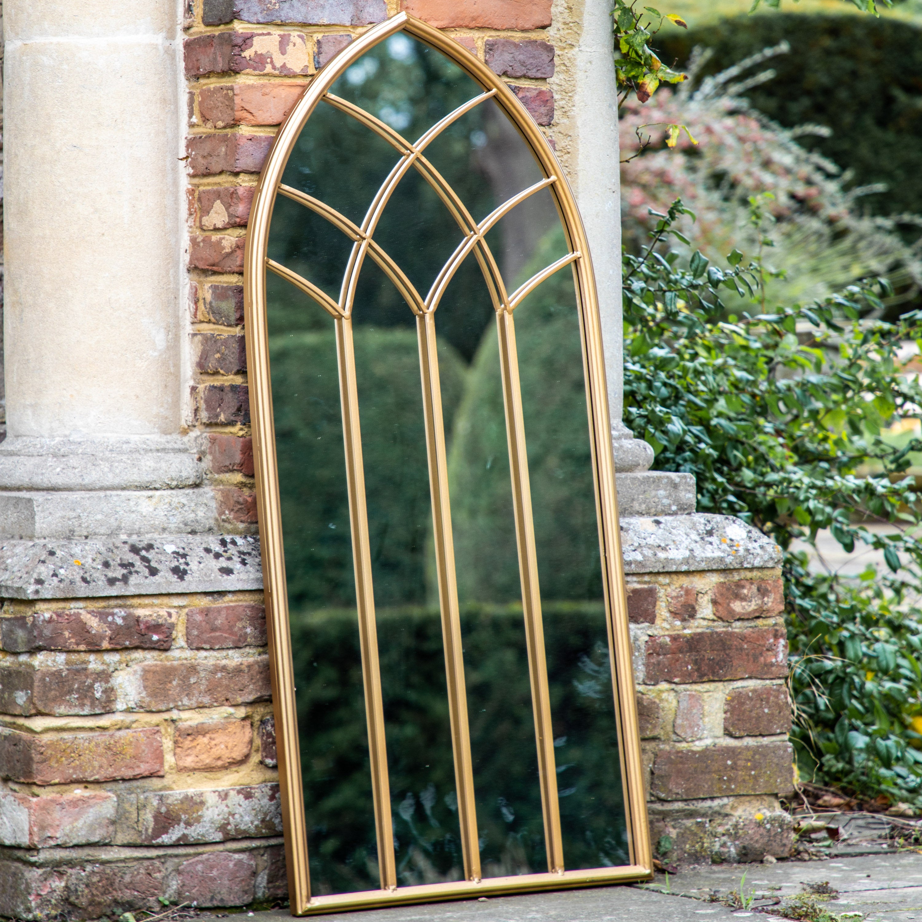 Arch Mirror Gold - Indoor & Outdoor