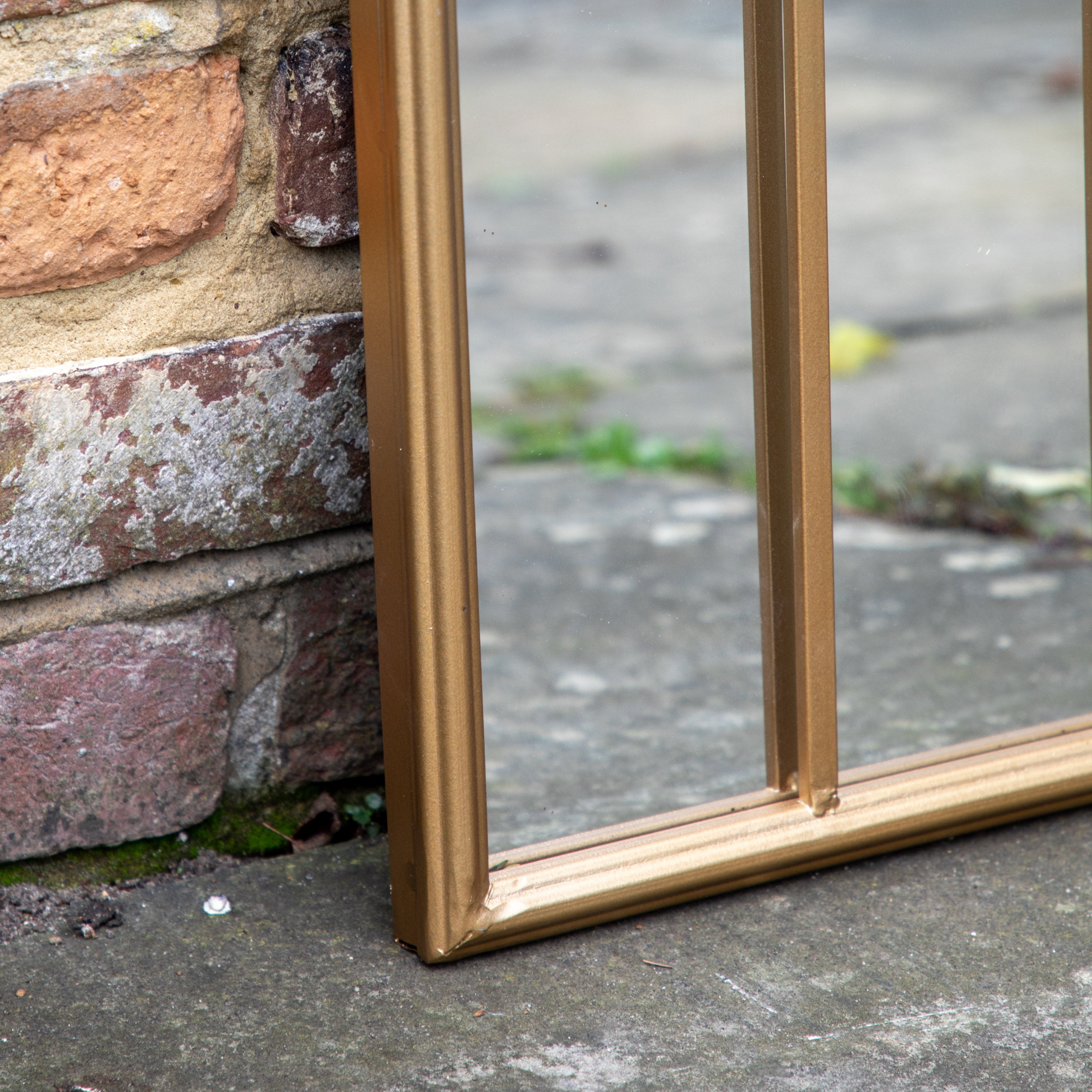 Arch Mirror Gold - Indoor & Outdoor