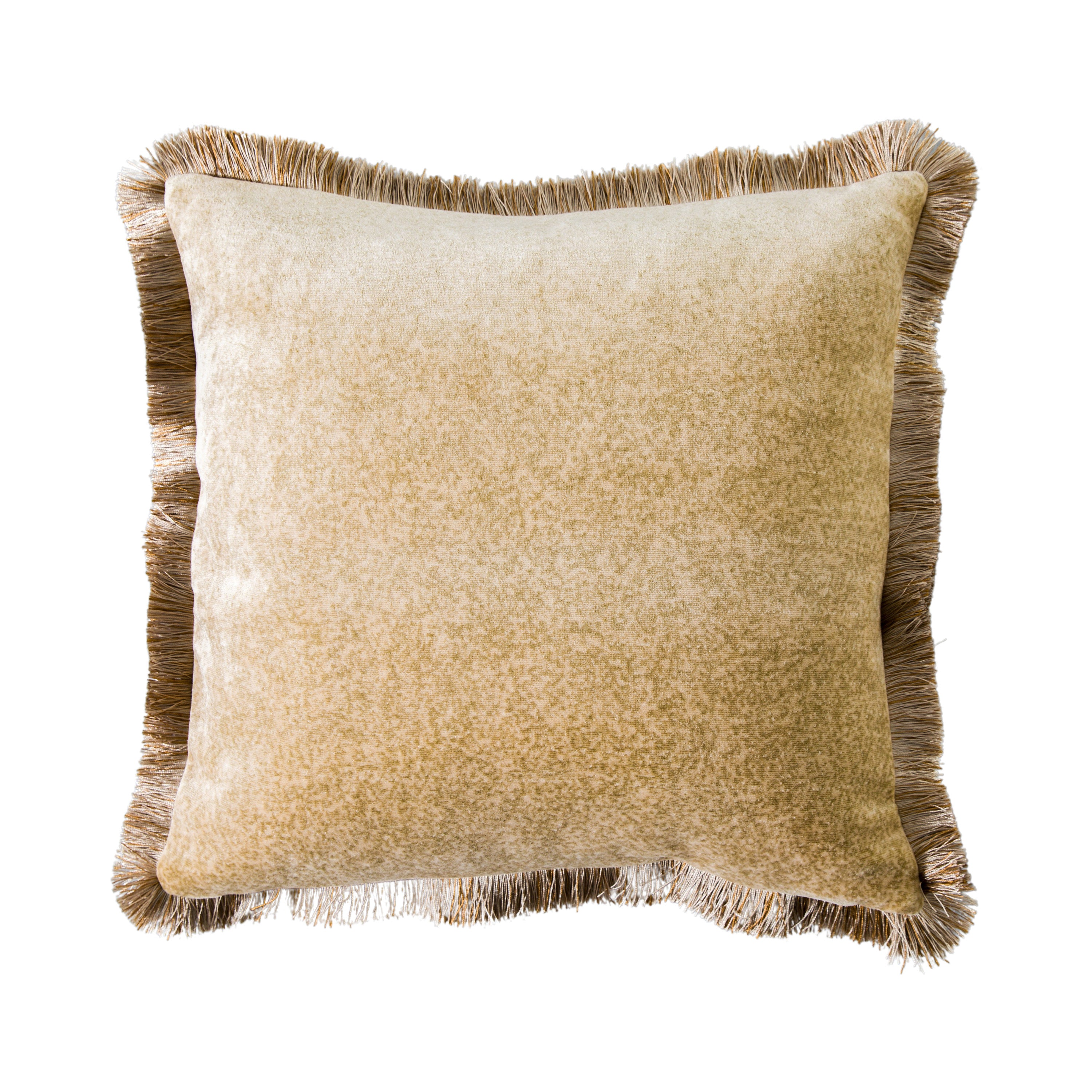 Mottled Velvet Cushion - 4 Colours