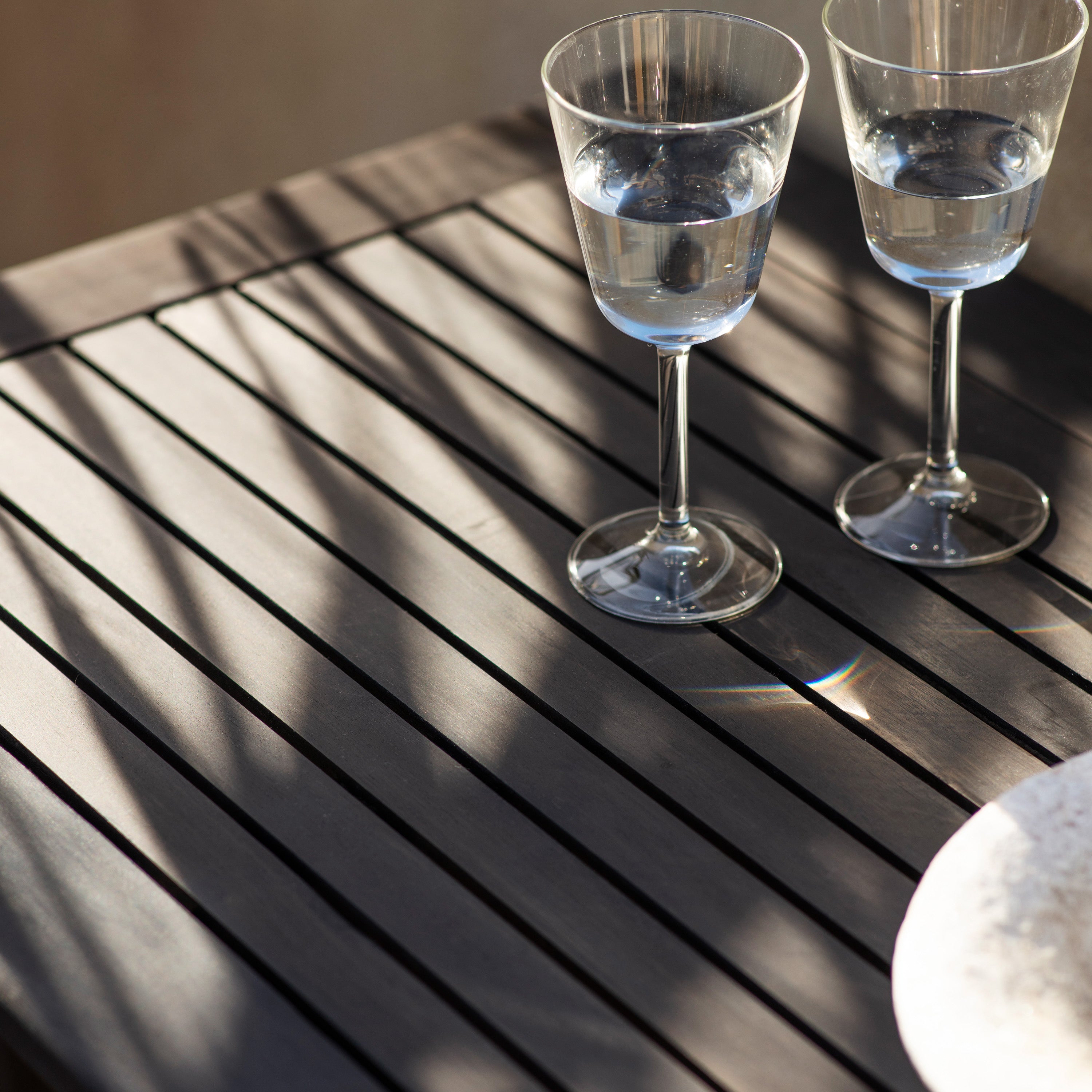 Charcoal Balcony Table