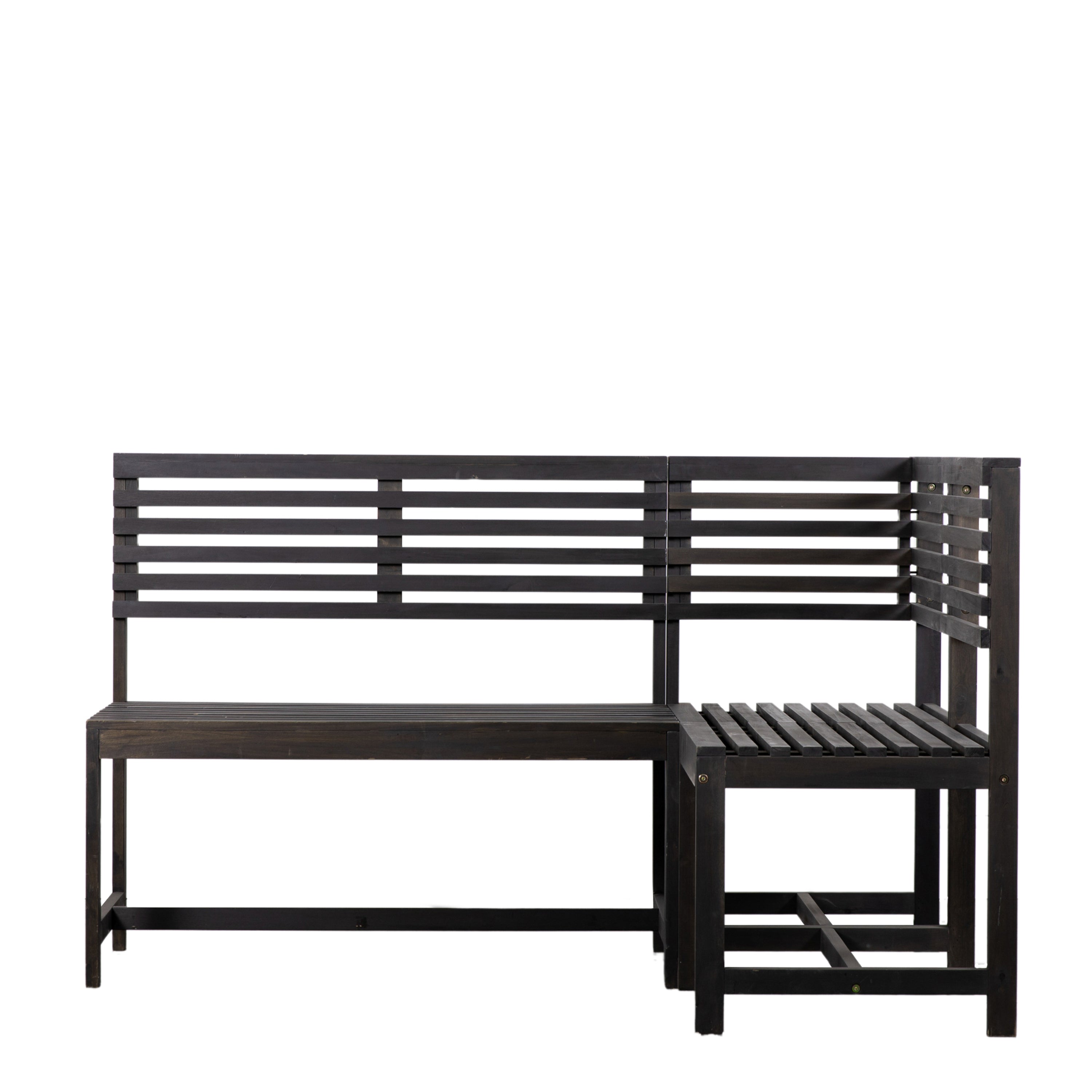 Charcoal Balcony Modular Bench Set