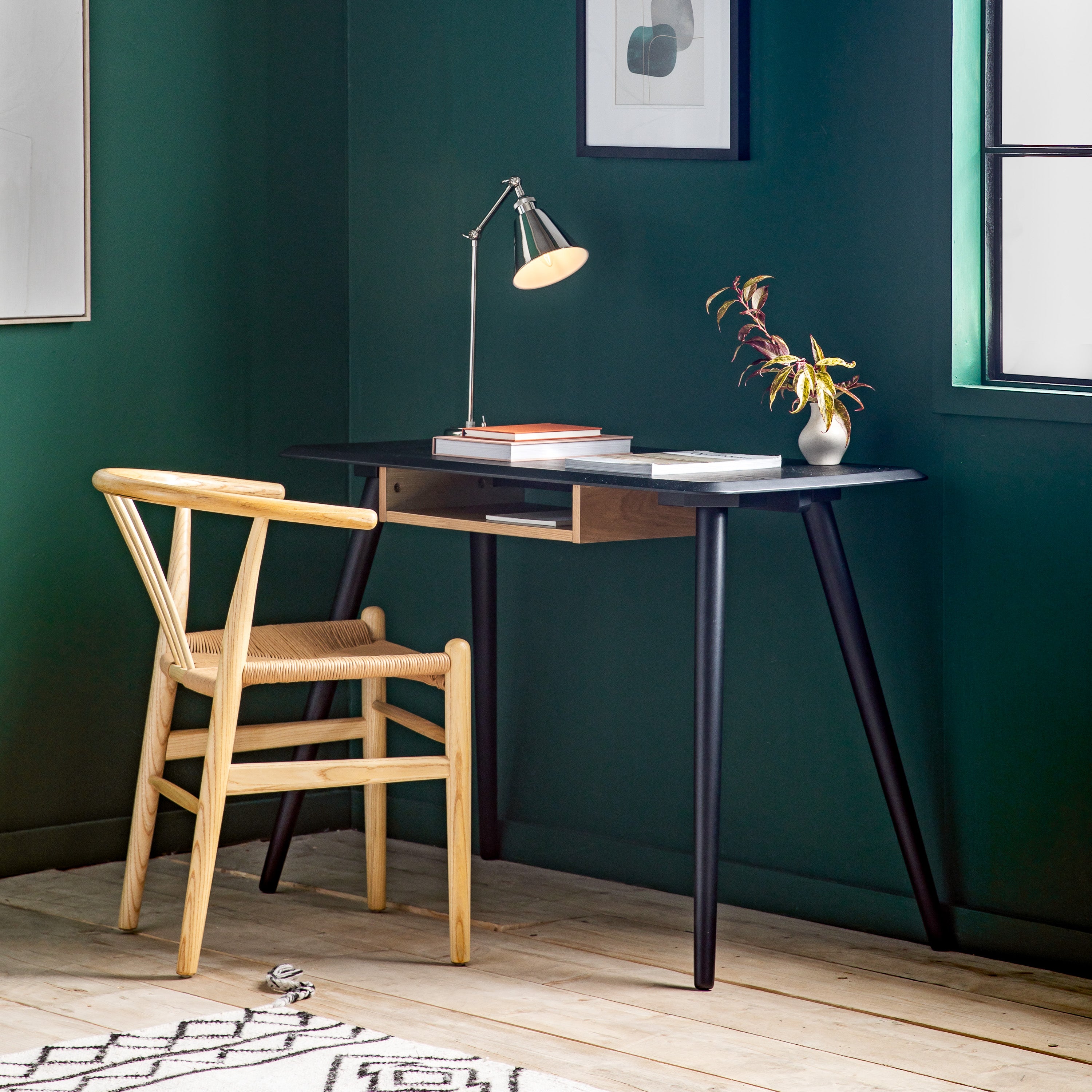 Maxwell Desk with Shelf