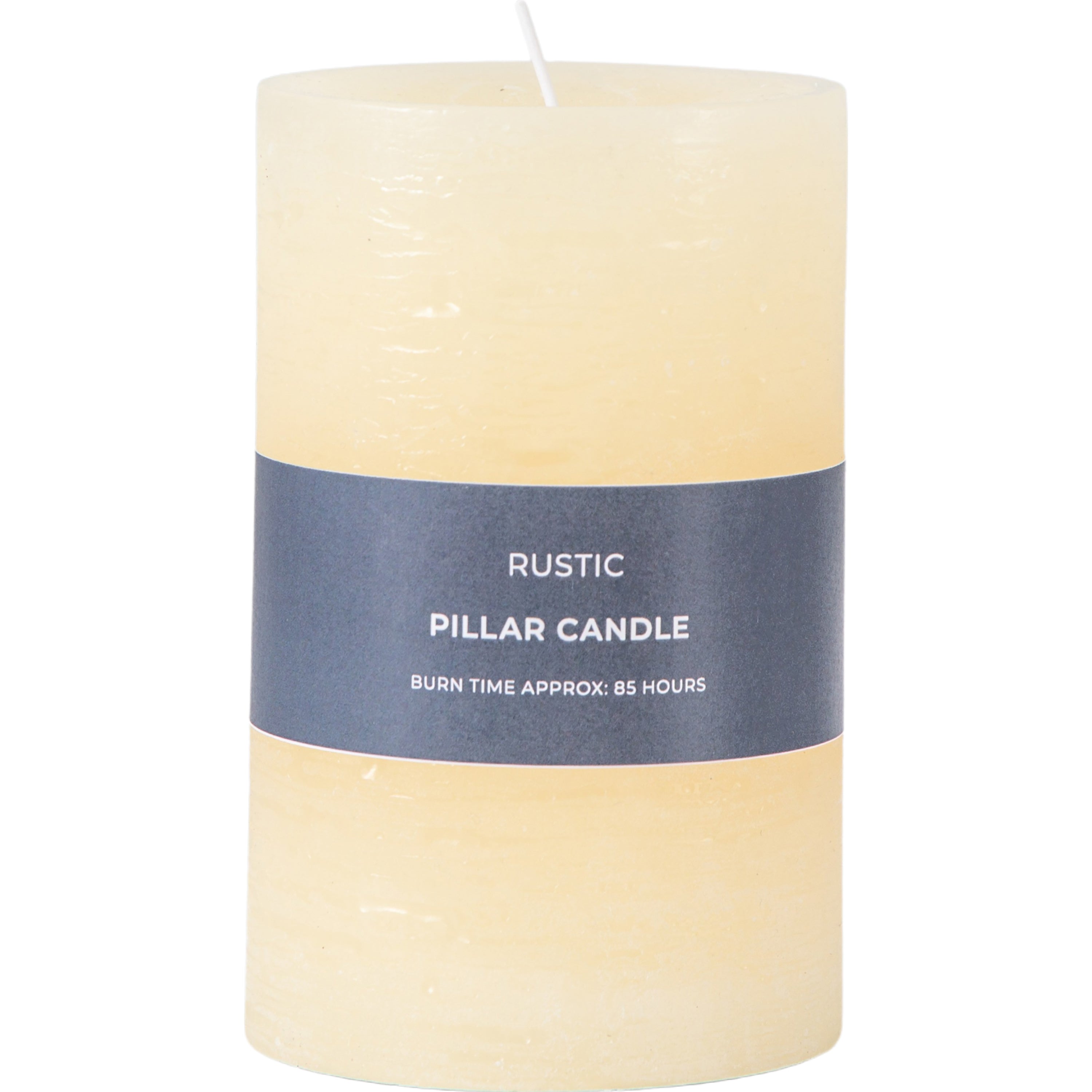 Pillar Candle Rustic Ivory - 4 Sizes