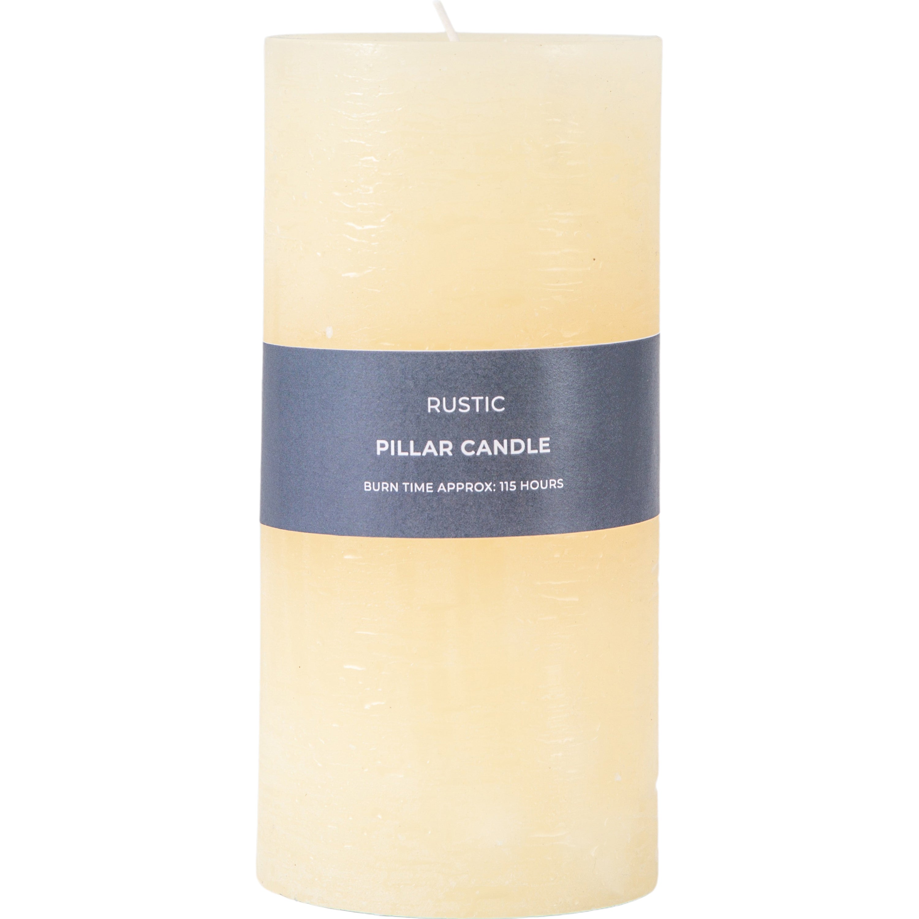 Pillar Candle Rustic Ivory - 4 Sizes