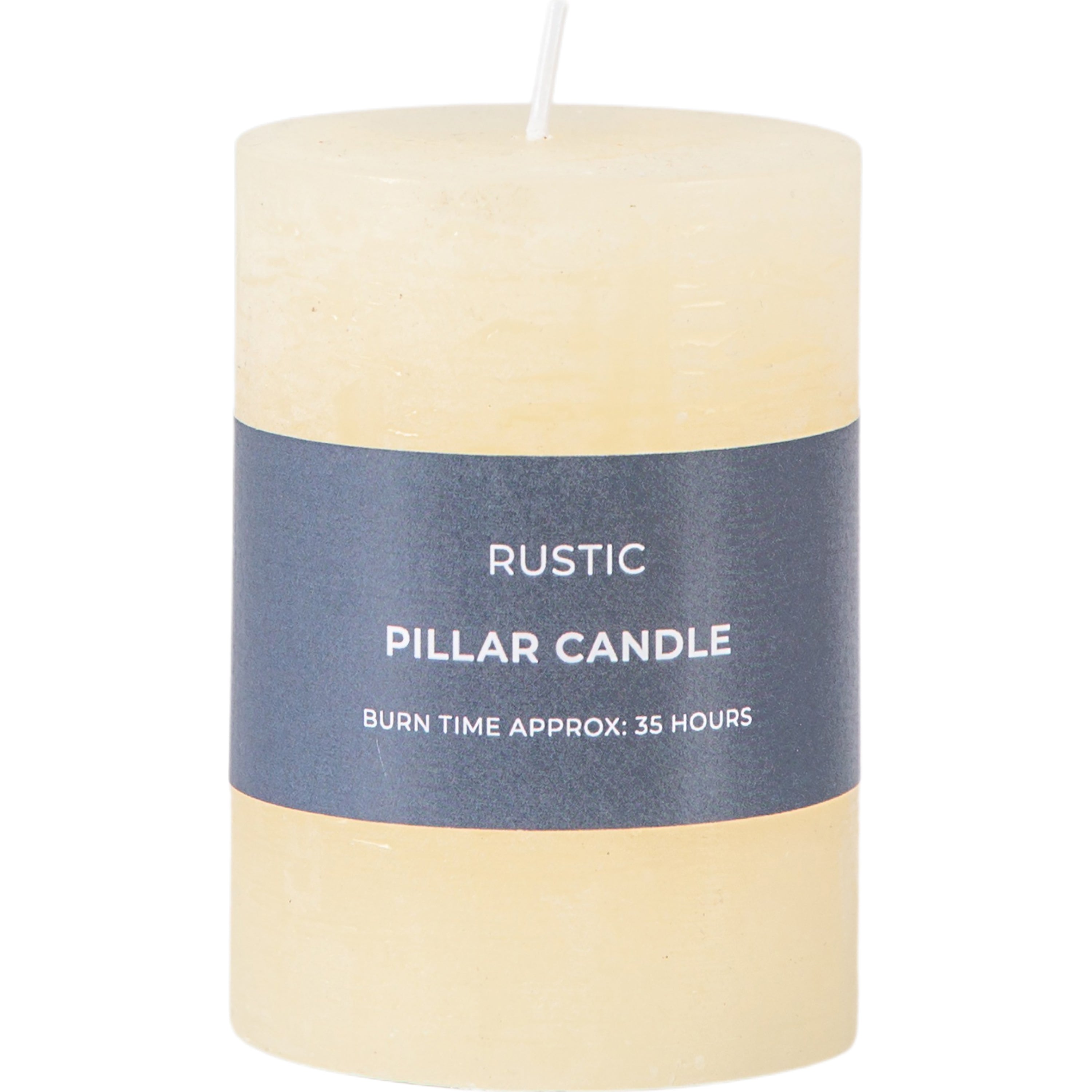 Pillar Candle Rustic Ivory - 4 Sizes