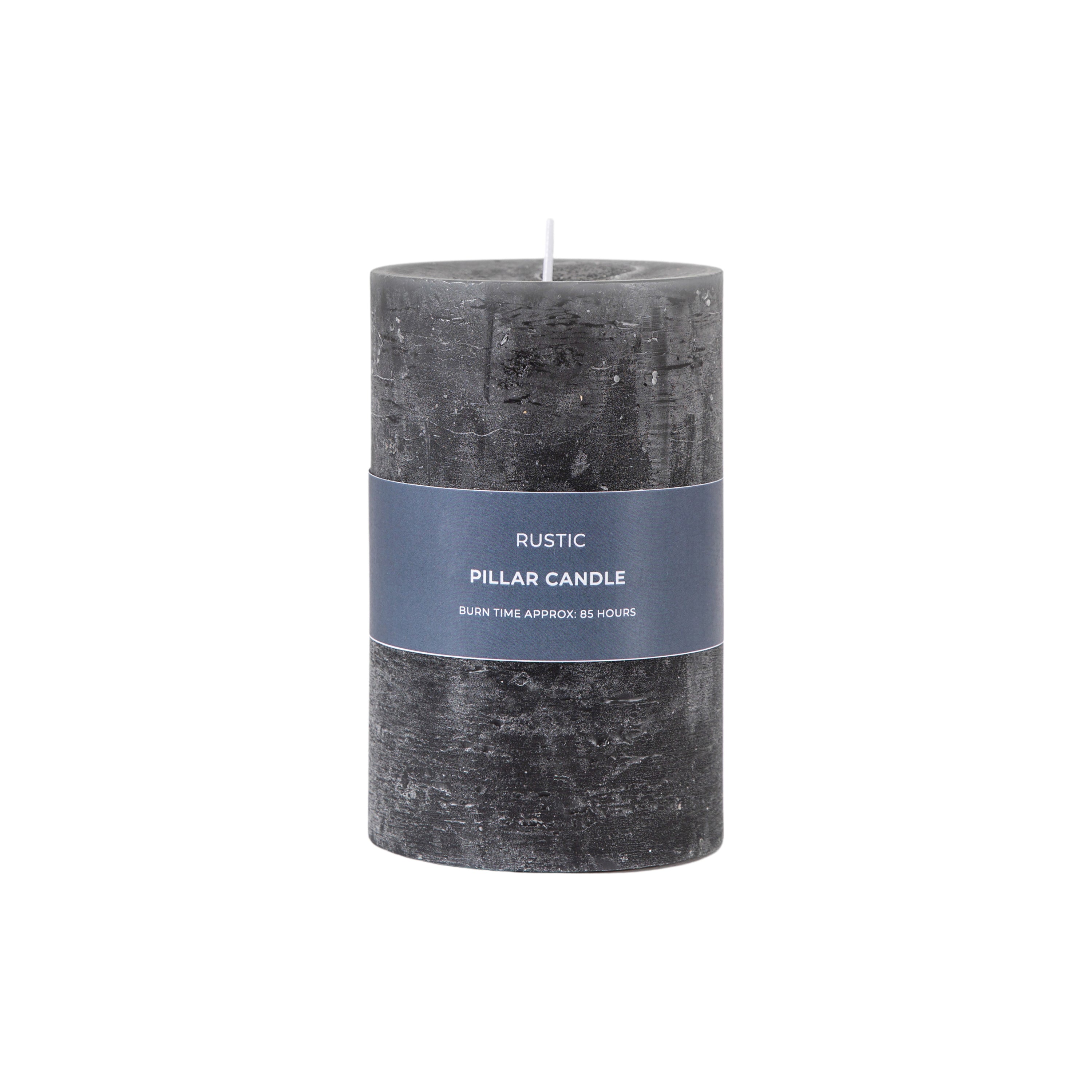 Pillar Candle Rustic Slate - 4 Sizes