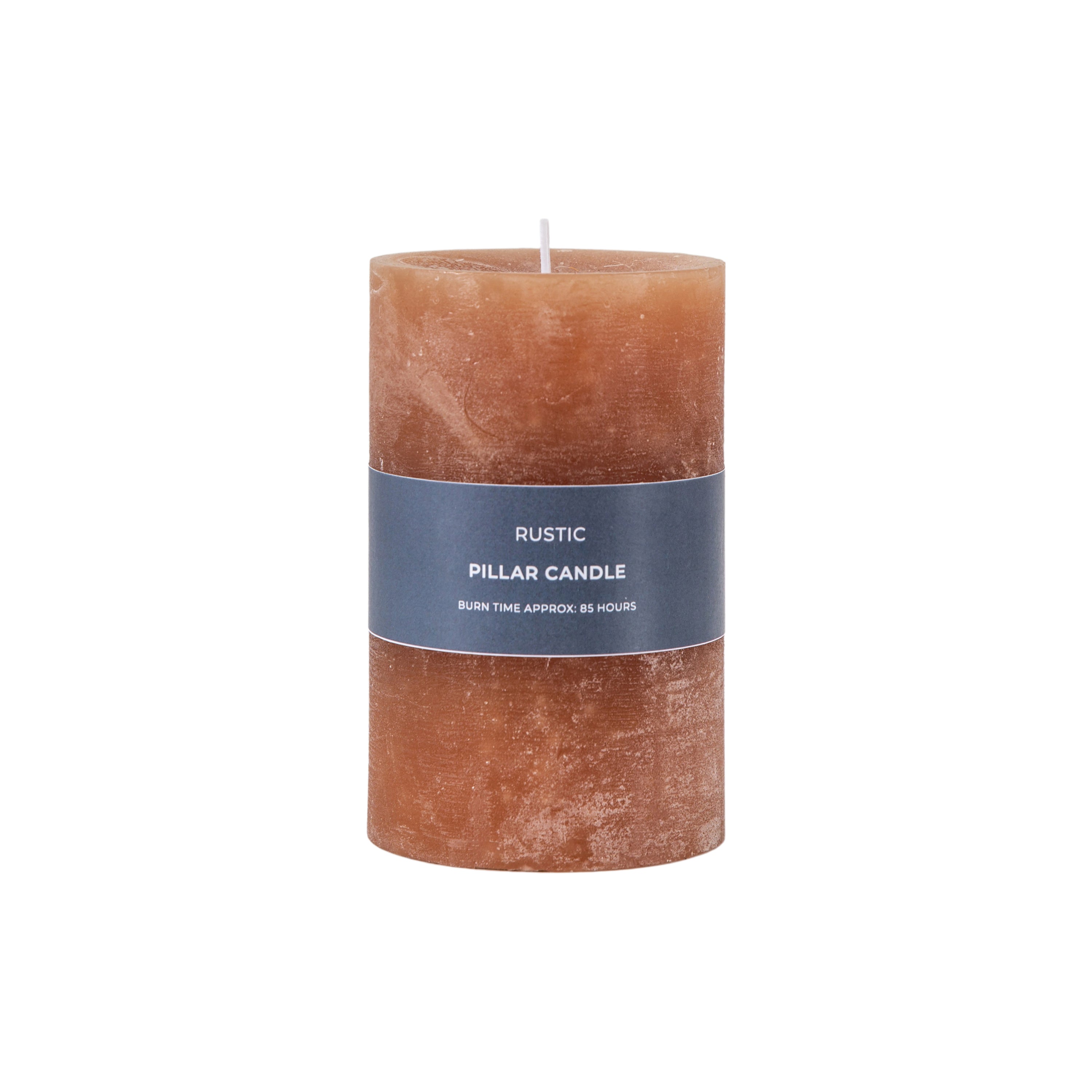 Pillar Candle Rustic Amber - 4 Sizes