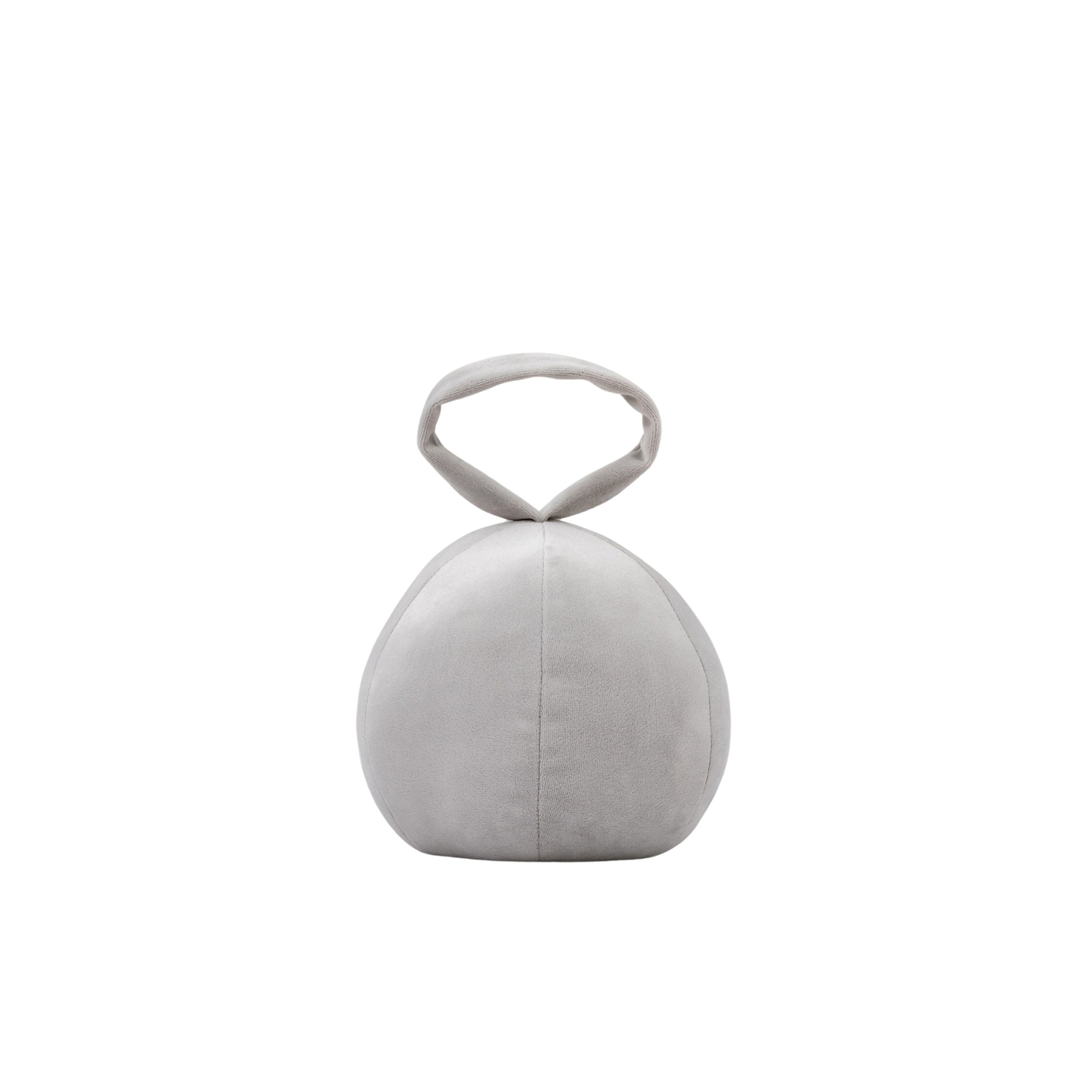 Natural Velvet Bell Doorstop