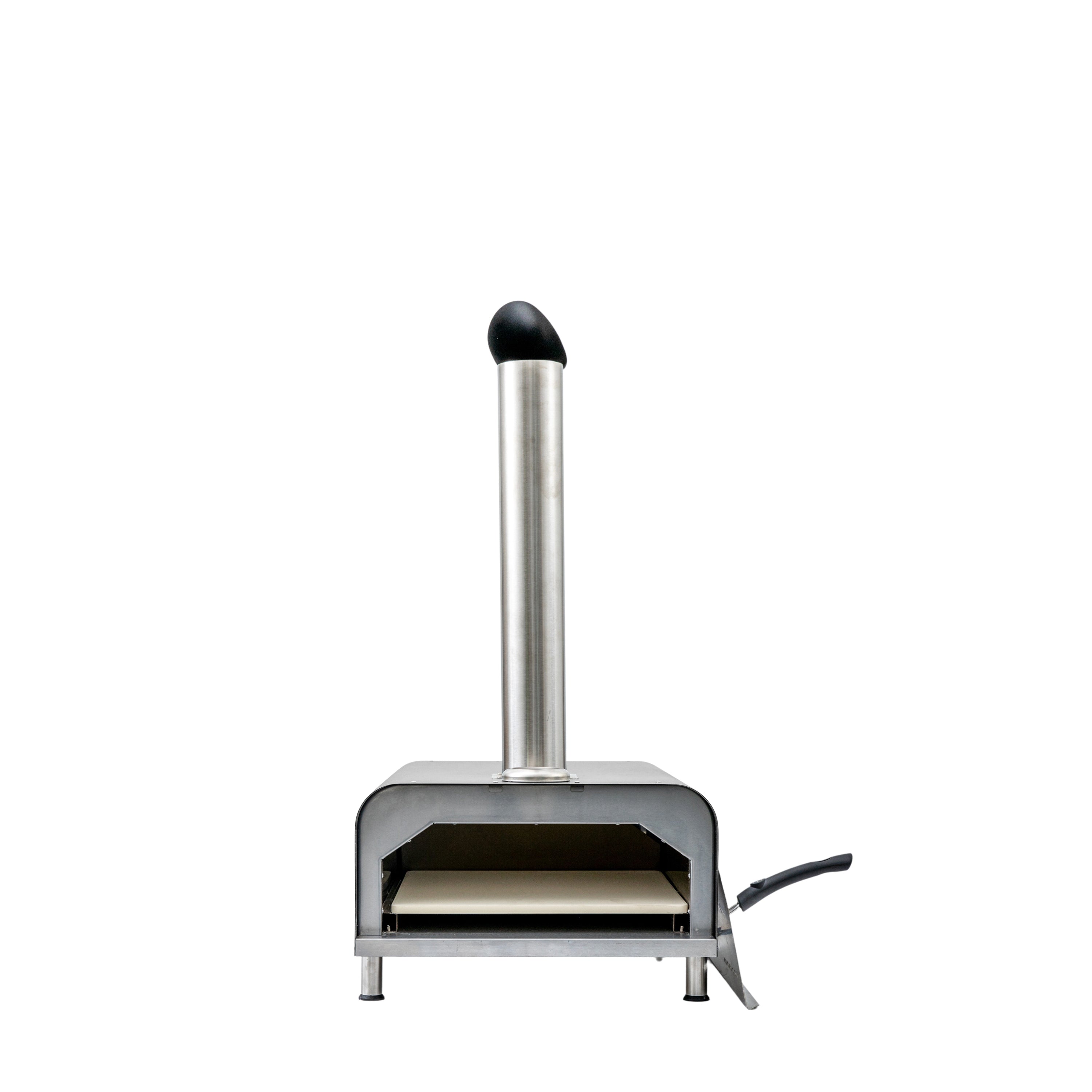 Black Pellet Pizza Oven