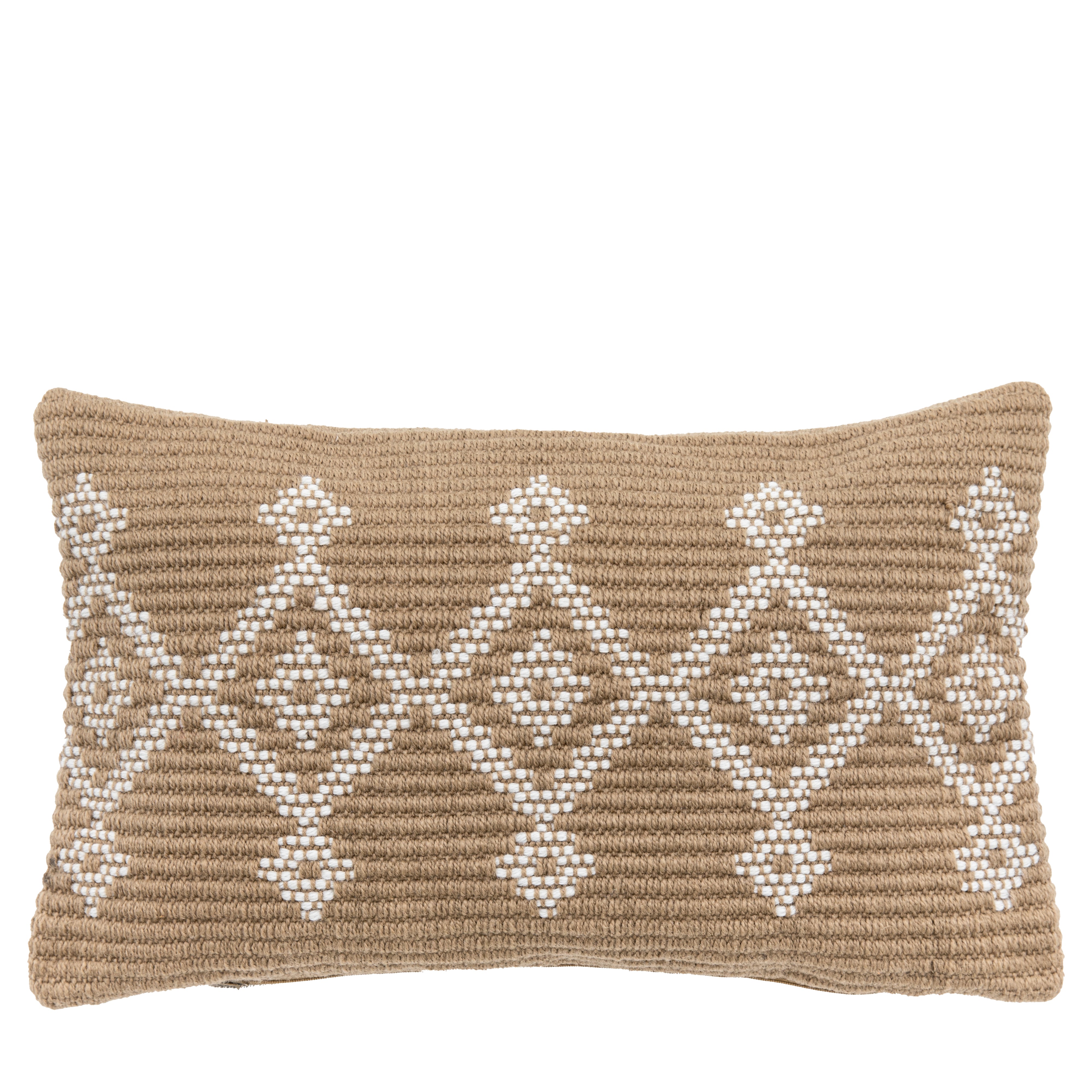 Thick Patterned Cushion Cover Sage - 3 Styles