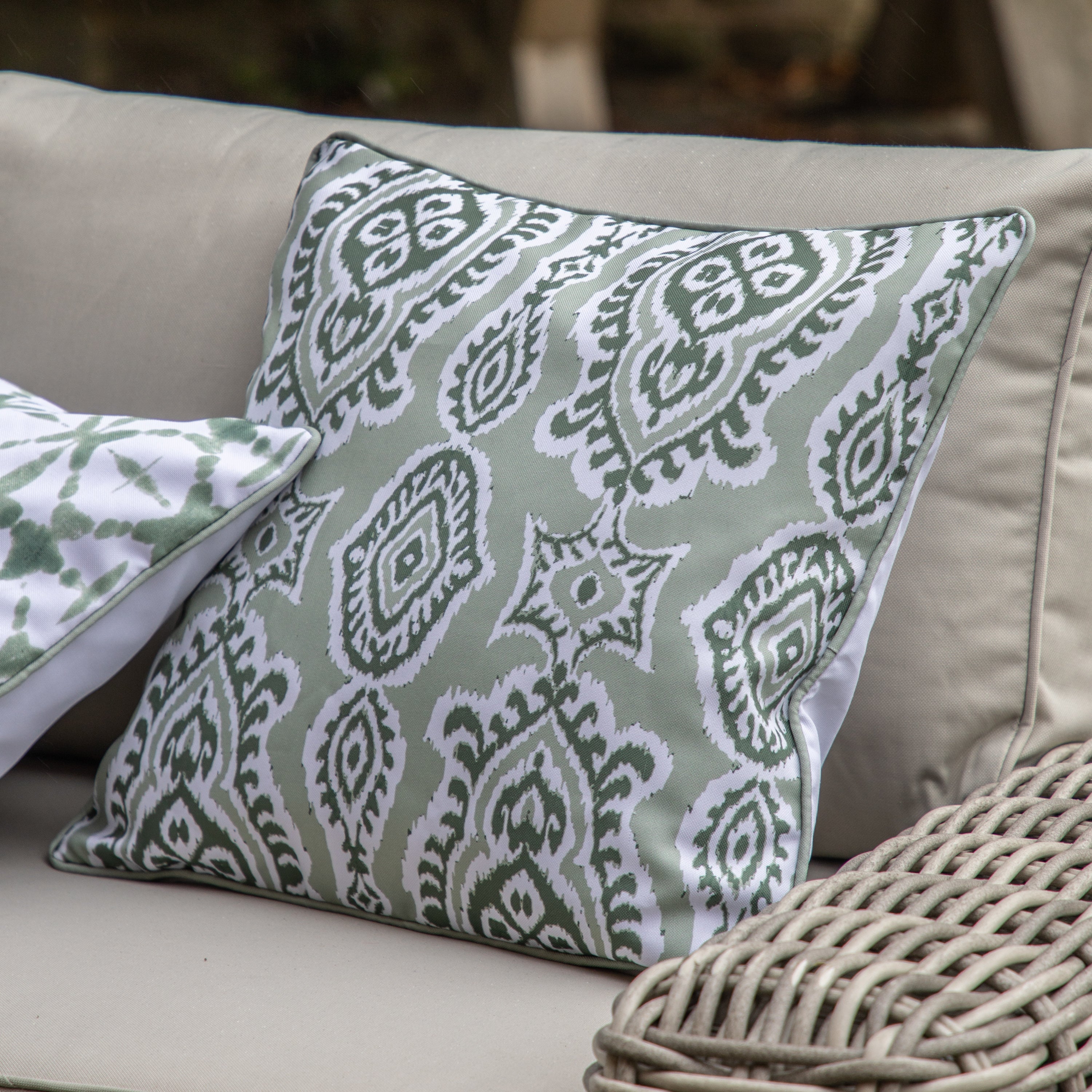 Cushion Cover Sage - 3 Patterns