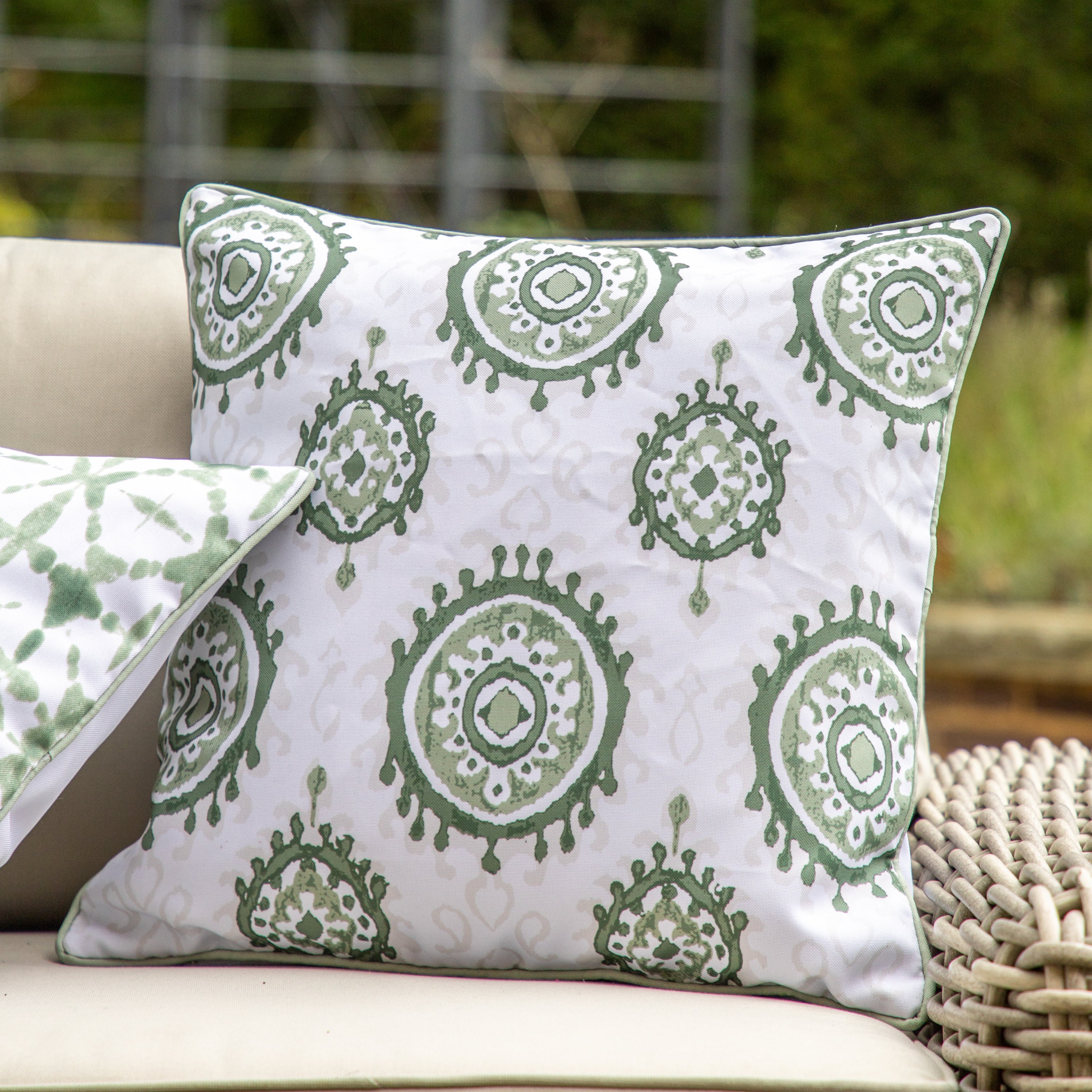 Cushion Cover Sage - 3 Patterns