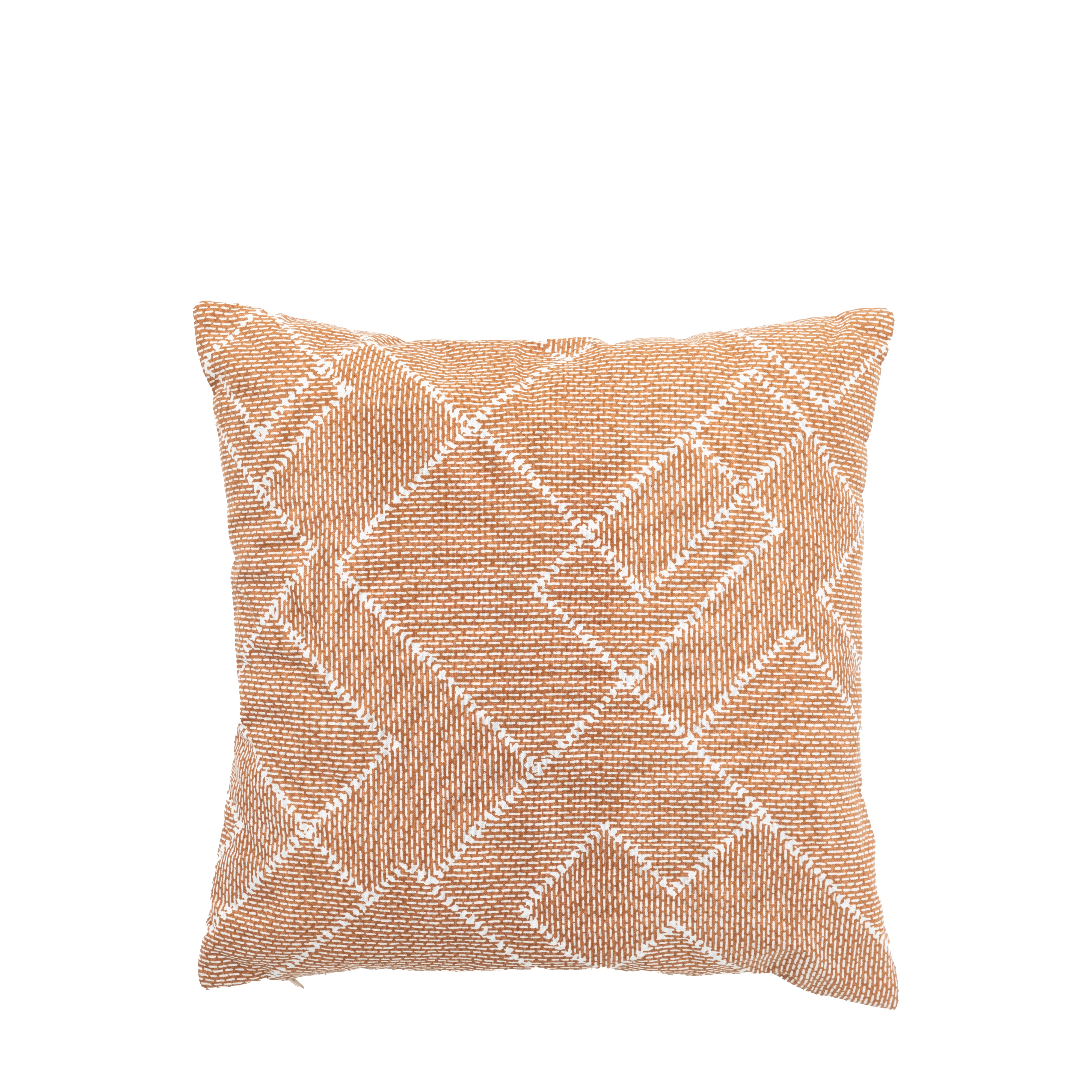 Dacile Terracotta Geo Cushion Cover 450x450mm