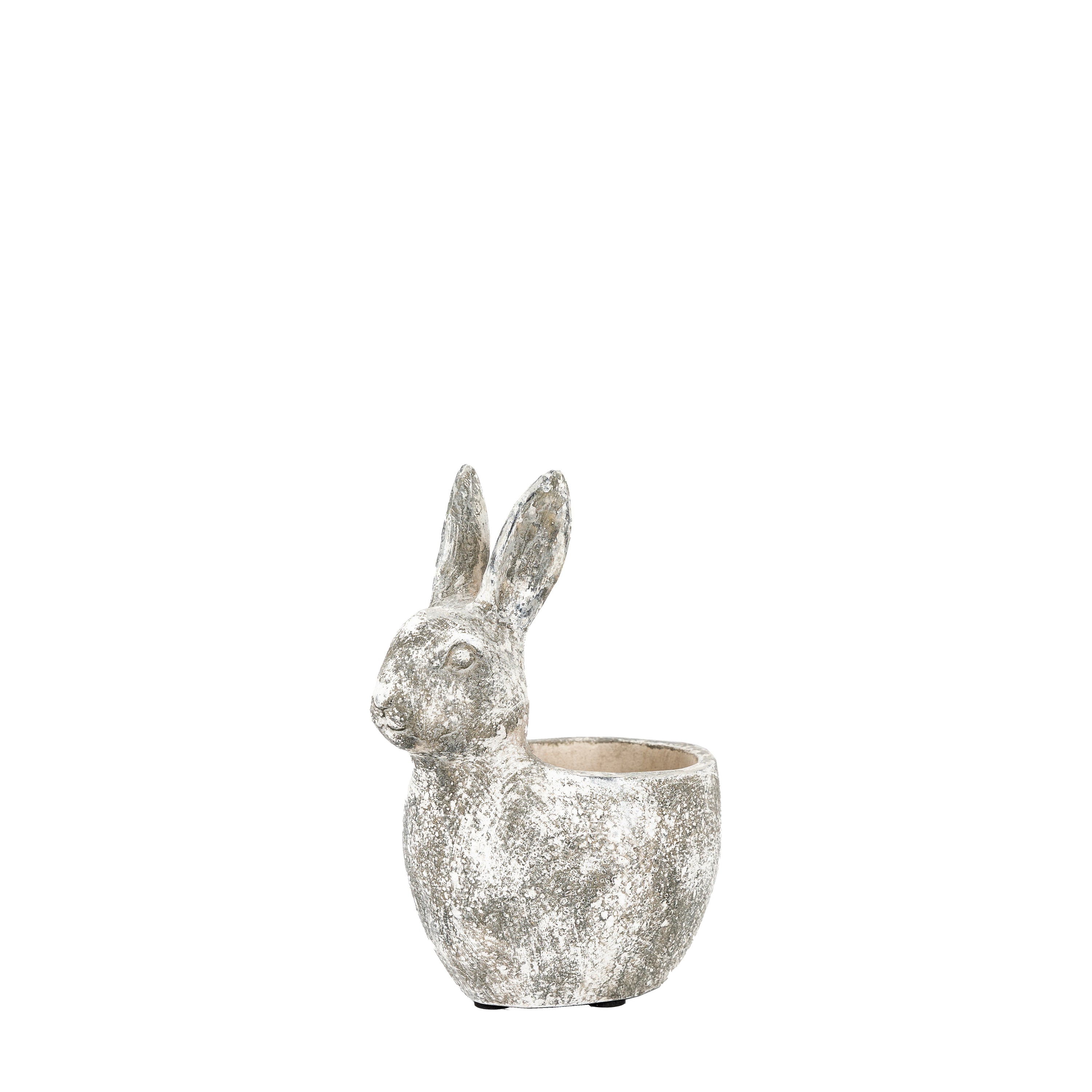 Bunny Pot Large Distressed White Large/White