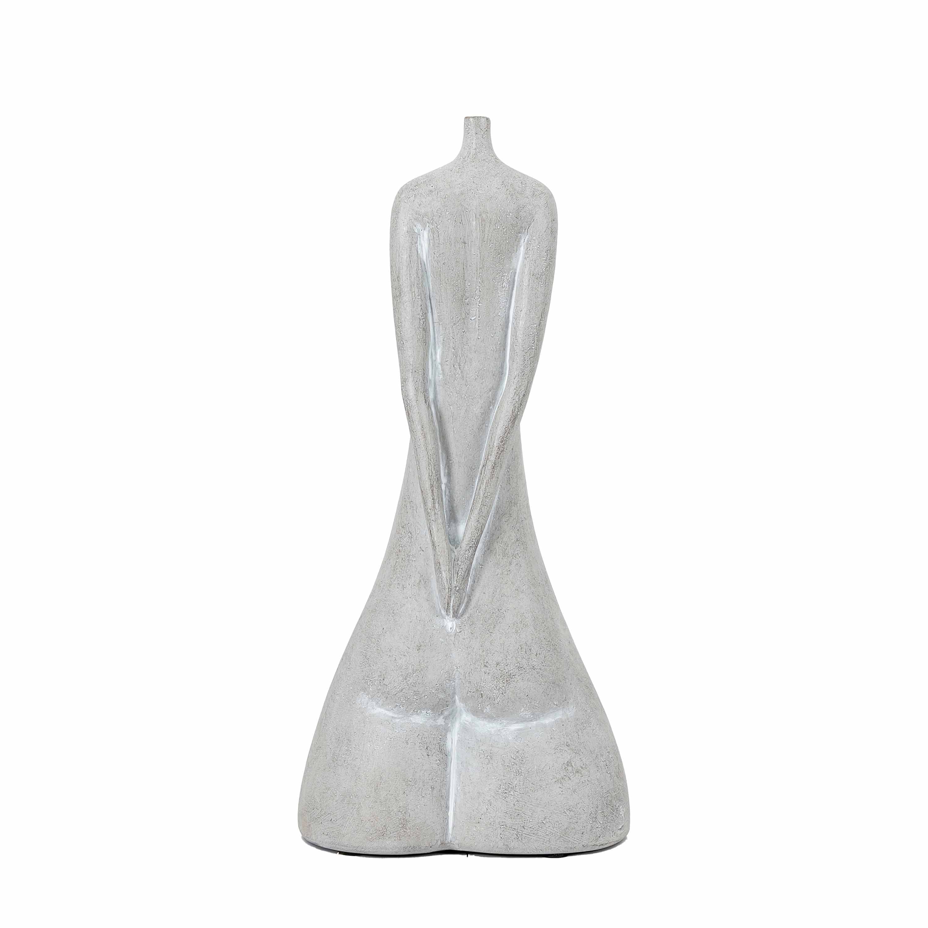 Carla Sculpture Large Grey 135x90x380mm