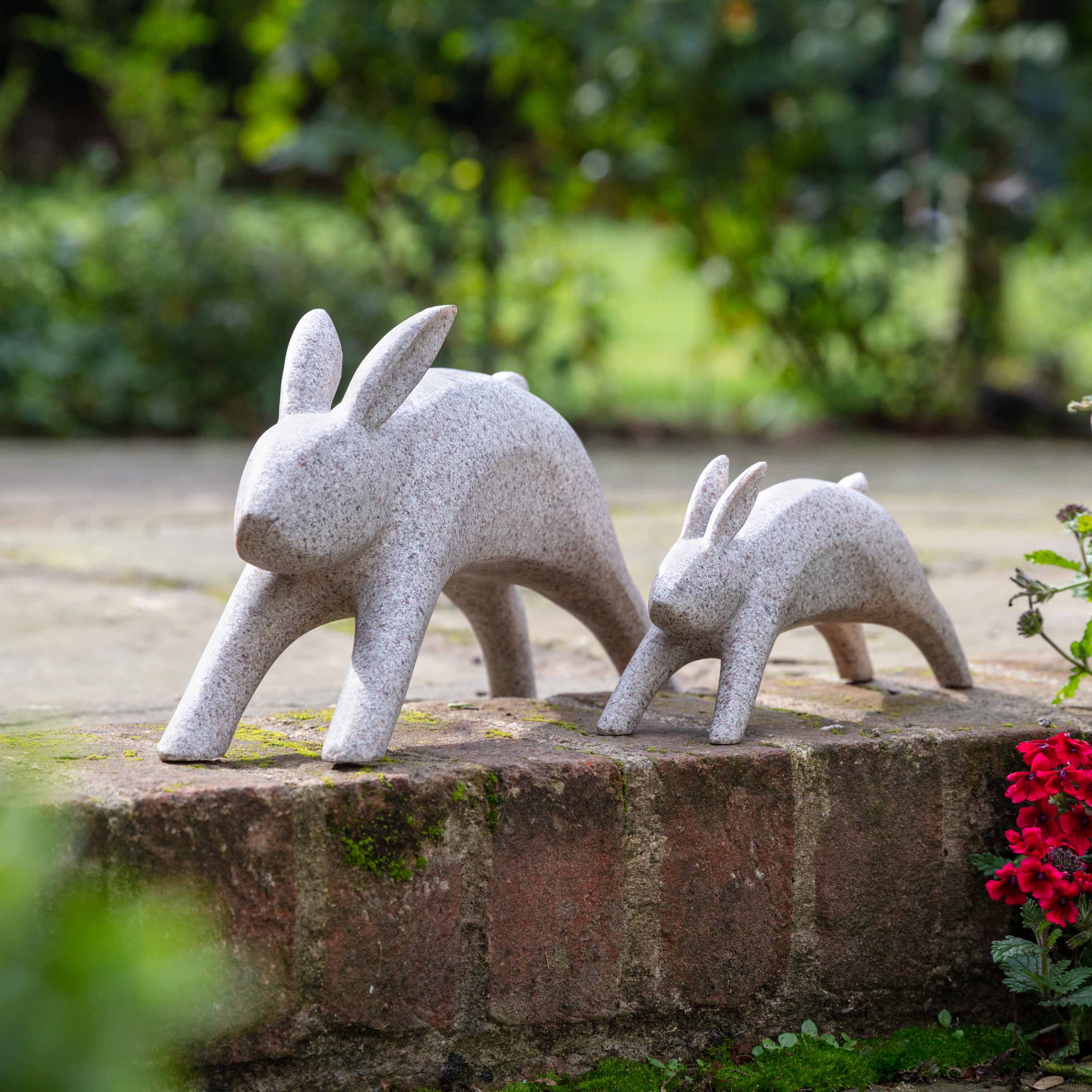 Hopperty Hare Large Grey 370x100x175mm