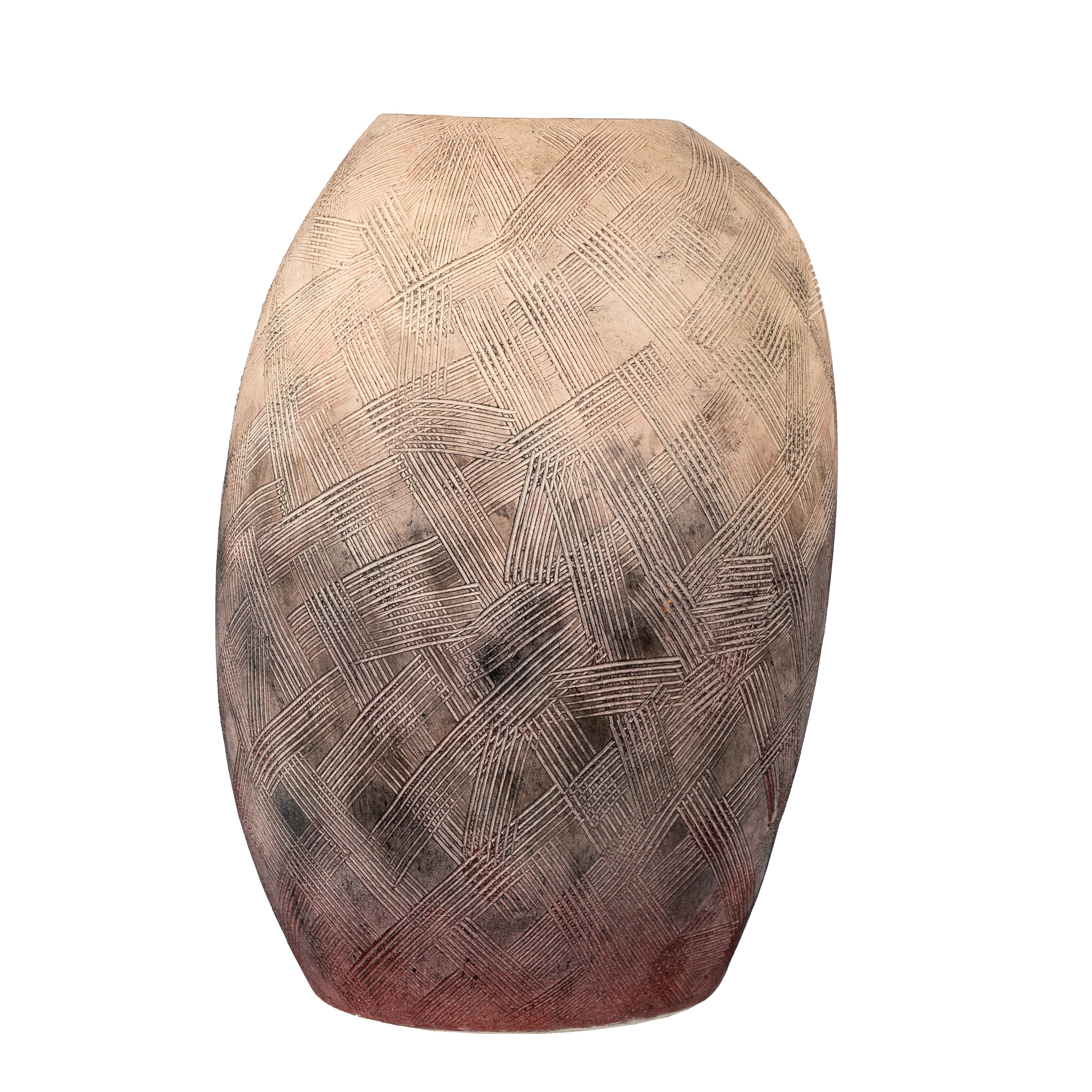 Erice Vase Black Natural - Large/Small