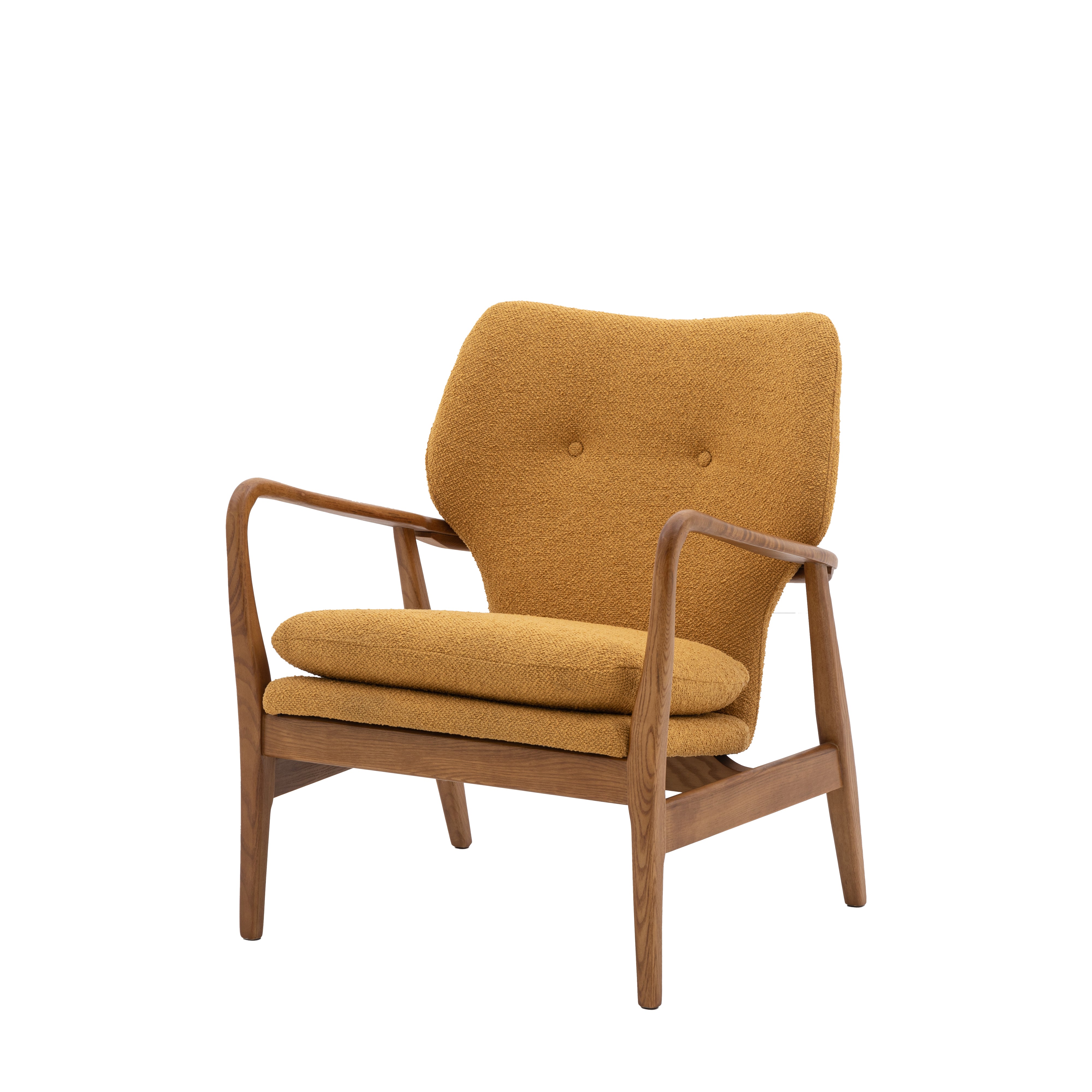 Jensen Armchair Ochre 730x740x850mm