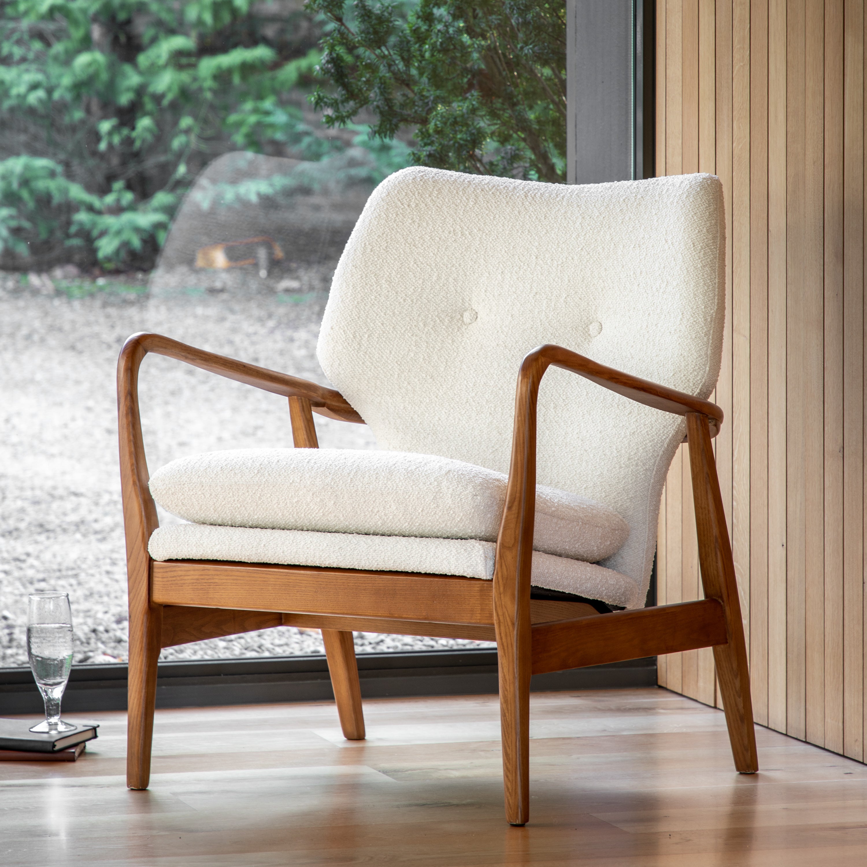 Jensen Armchair Cream 730x740x850mm