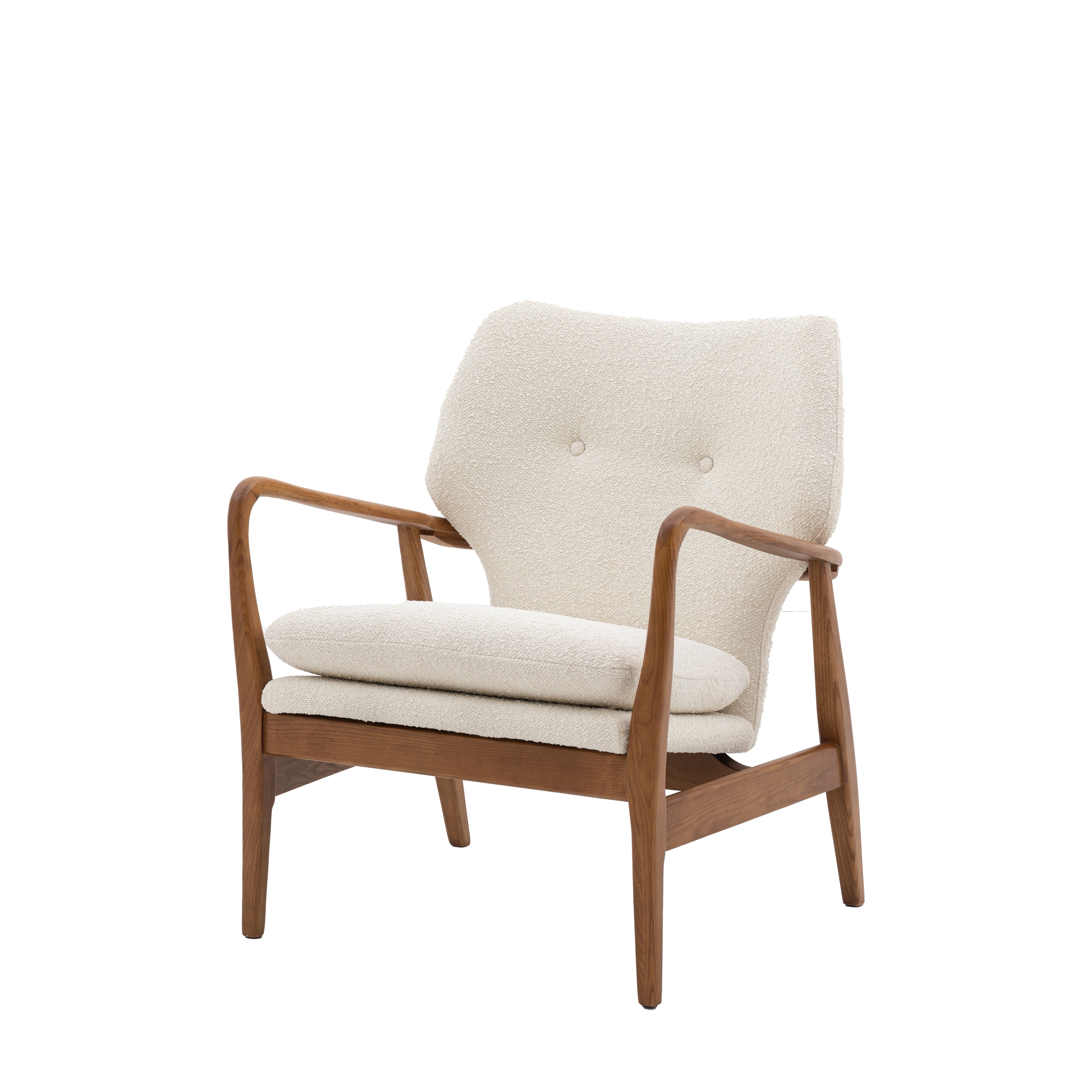 Jensen Armchair Cream 730x740x850mm