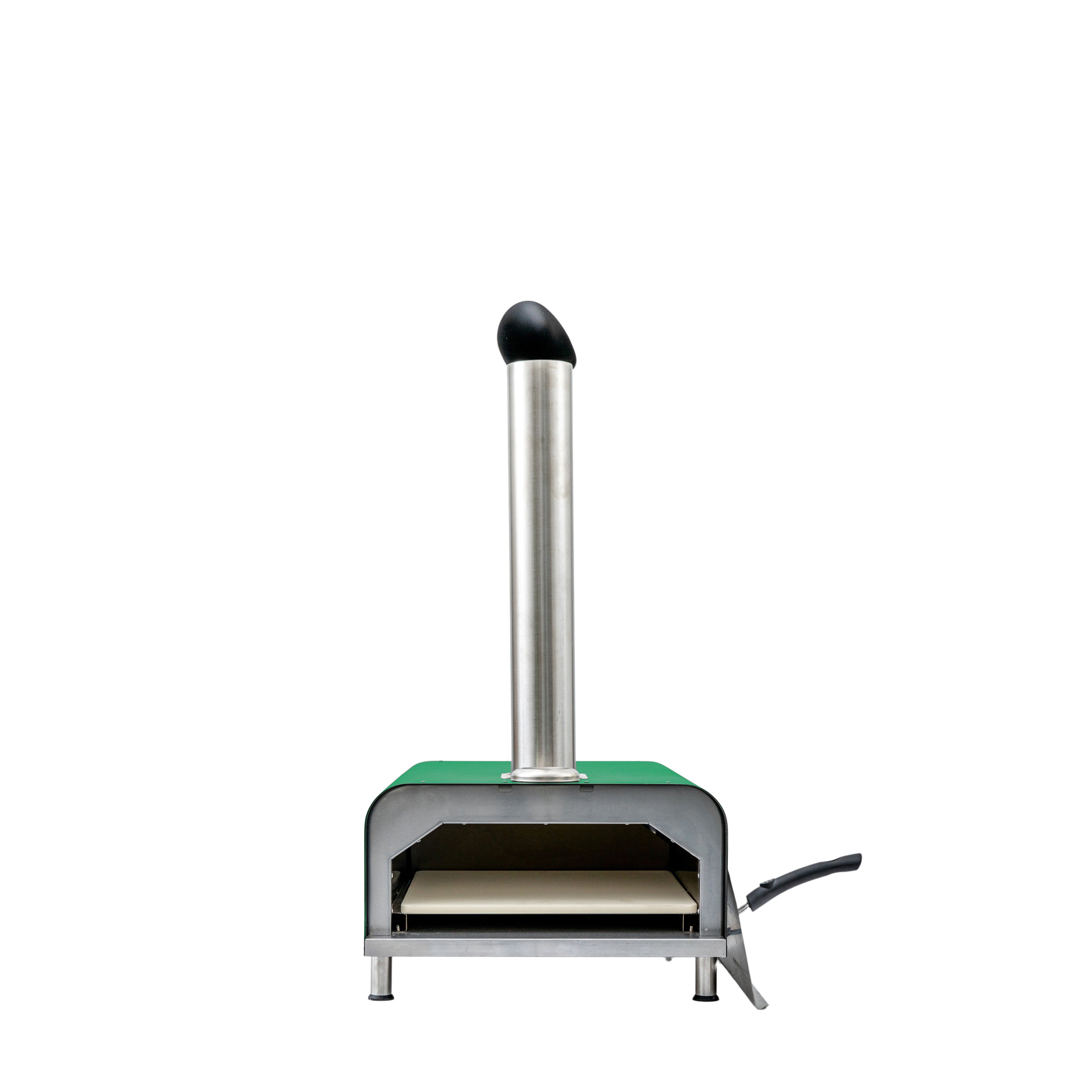 Green Pellet Pizza Oven