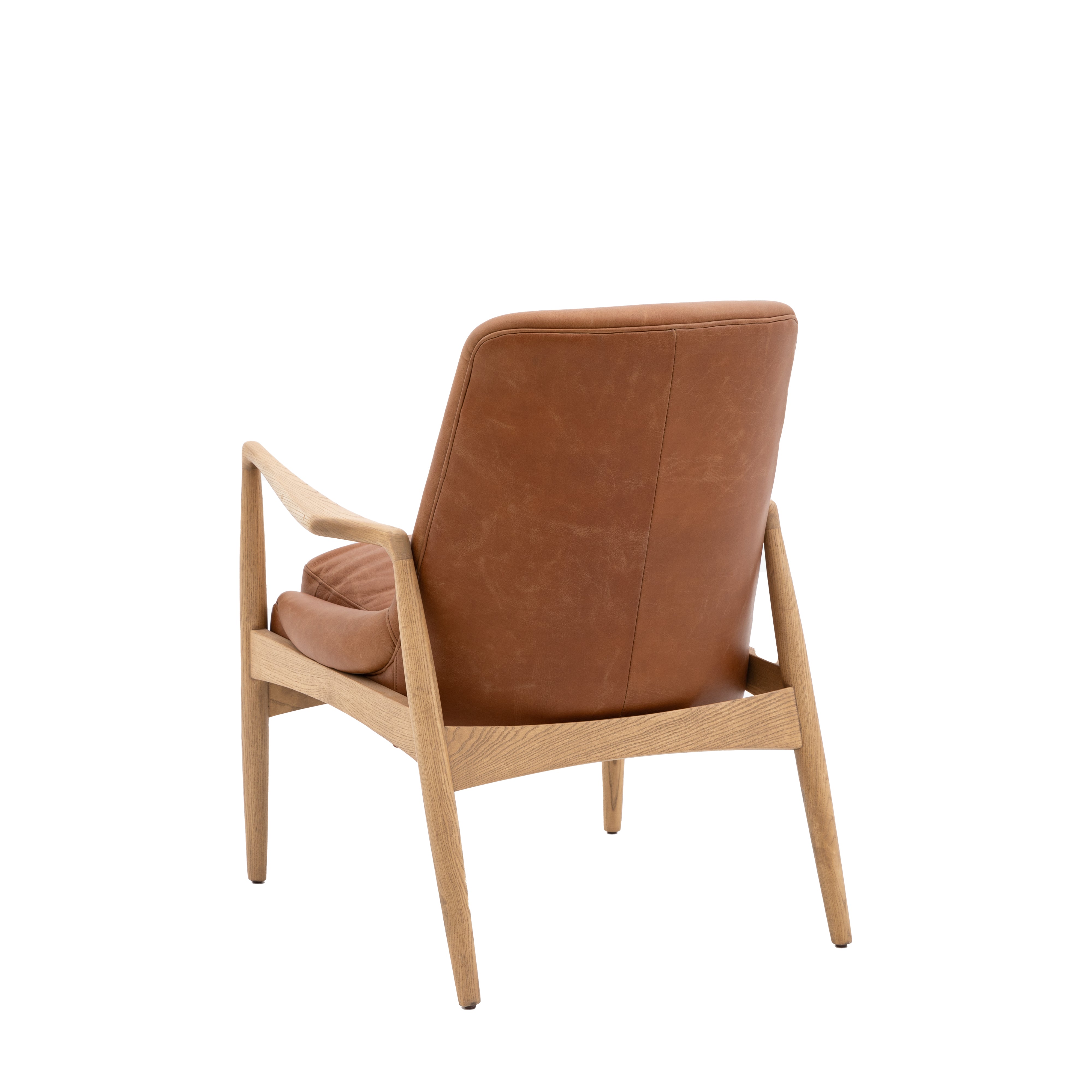 Carrera Armchair Brown Leather