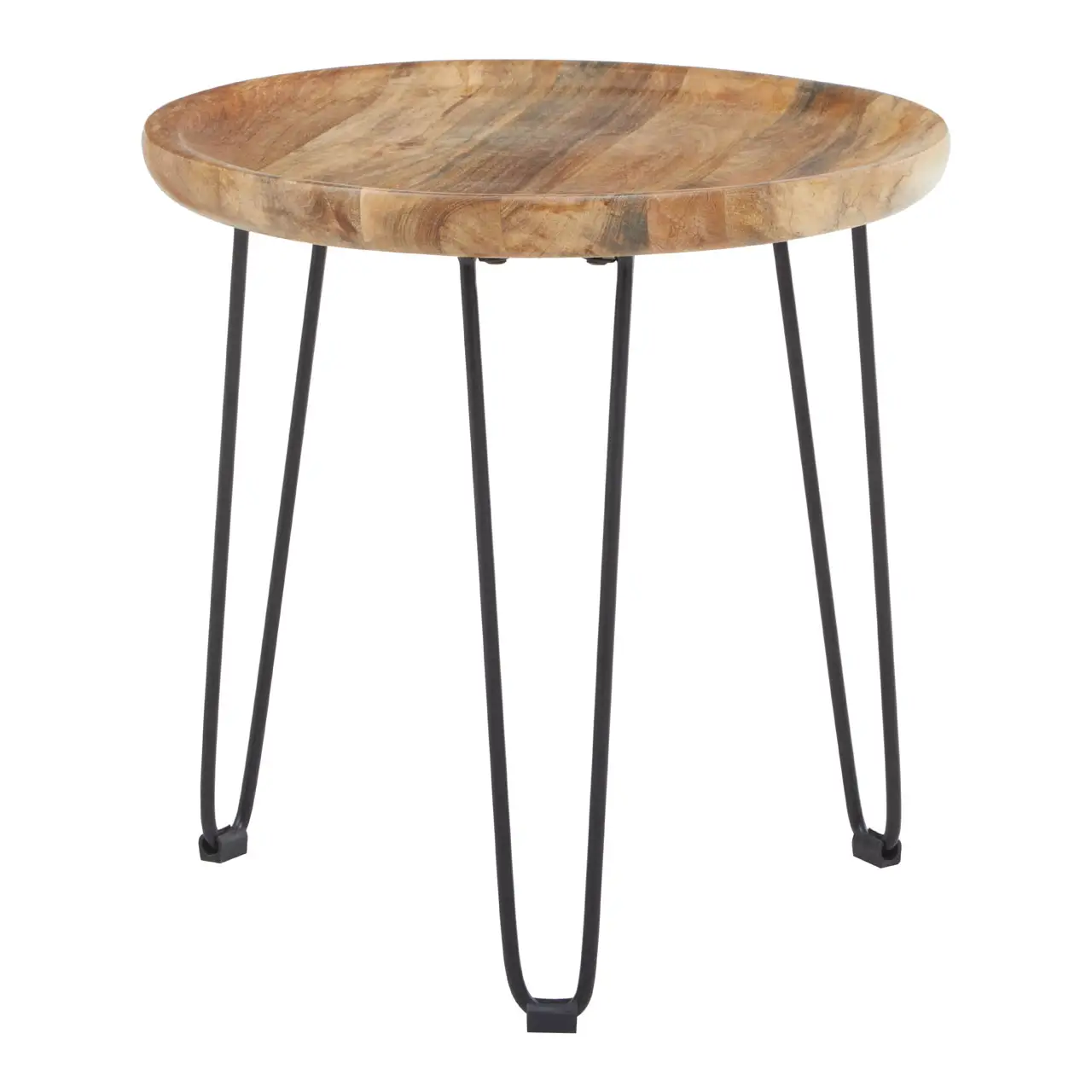 BOHO NATURAL MANGO WOOD SIDE TABLE