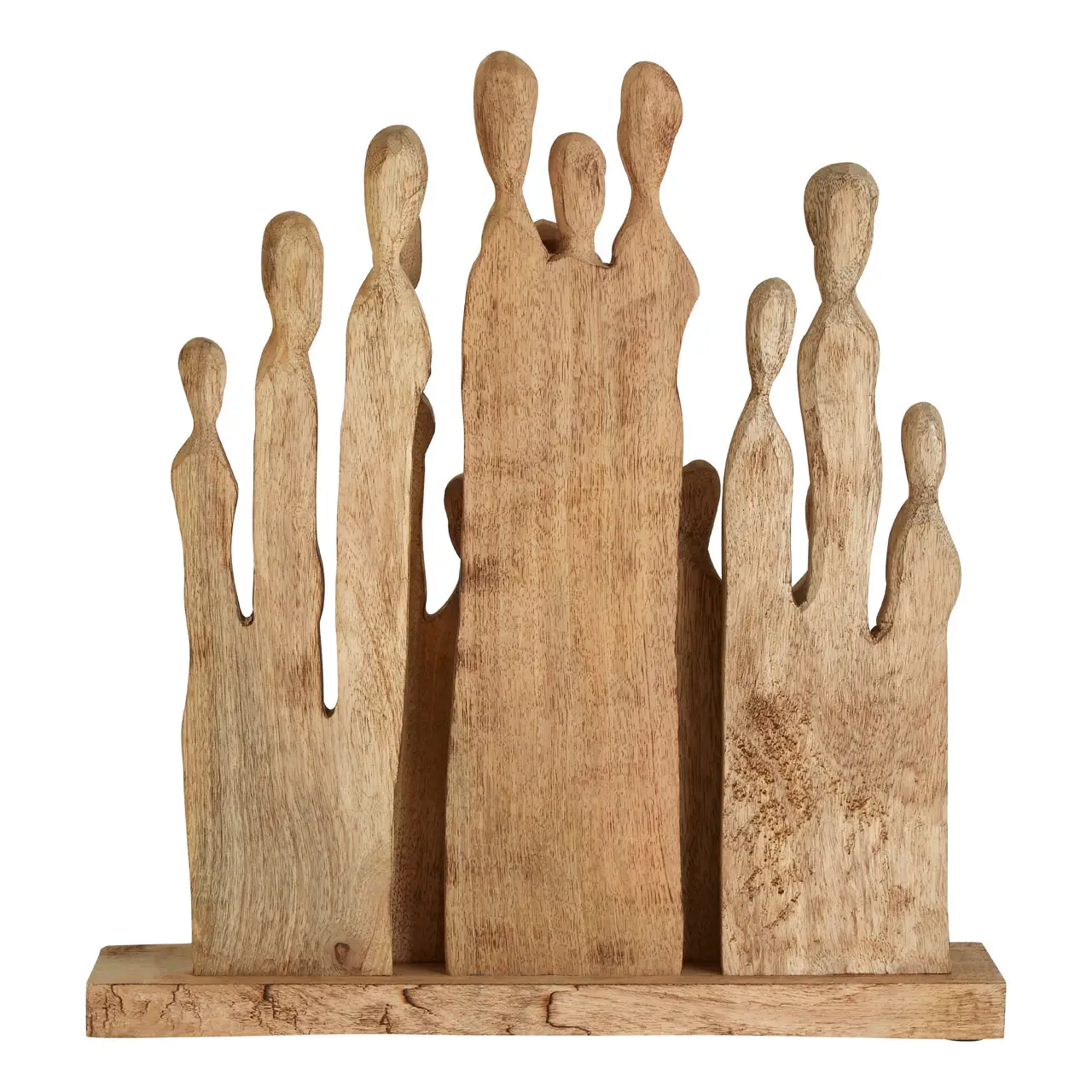 HARMONY GROUP WOODEN SCULPTURE