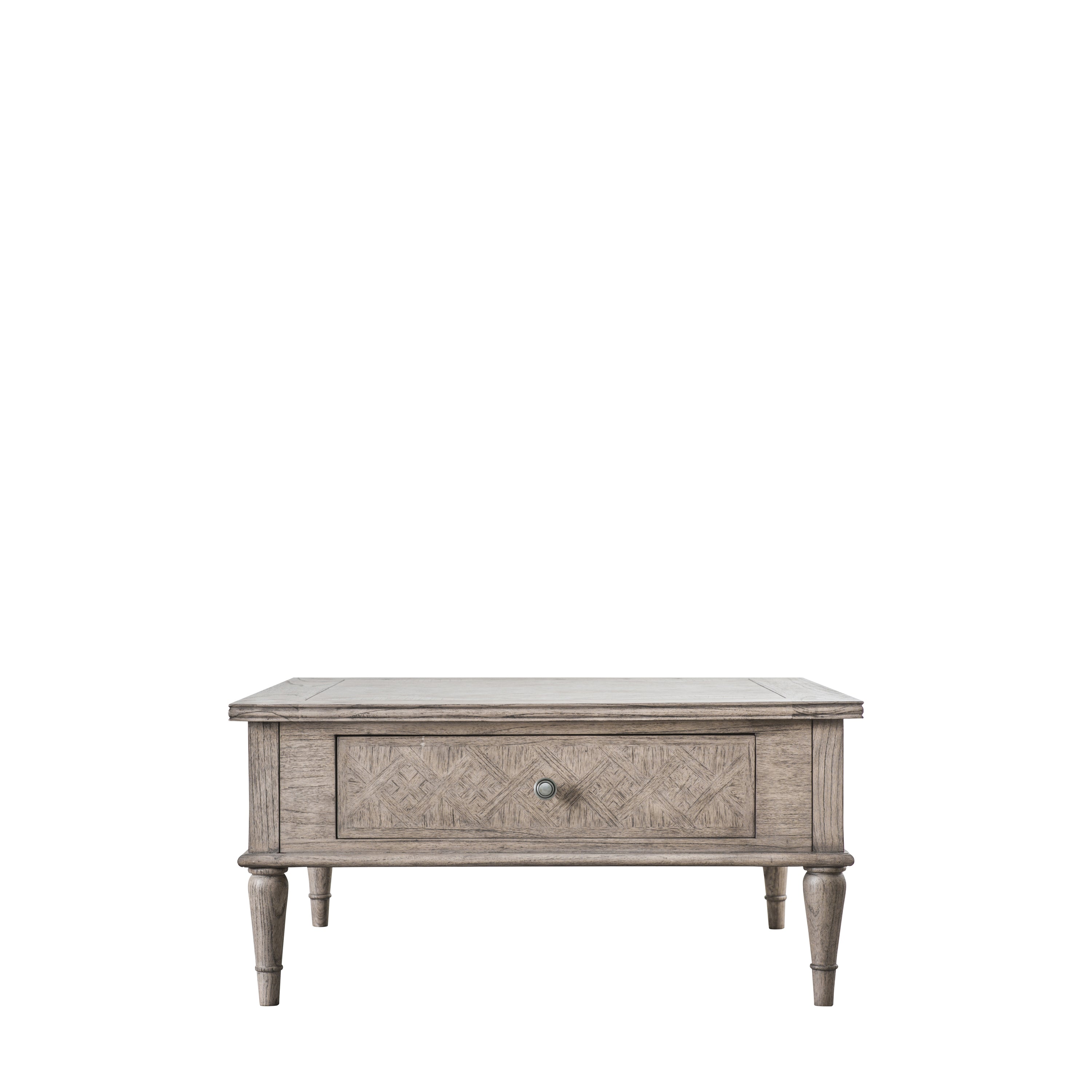 Serapha Square 2 Drawer Coffee Table 900x900x435mm