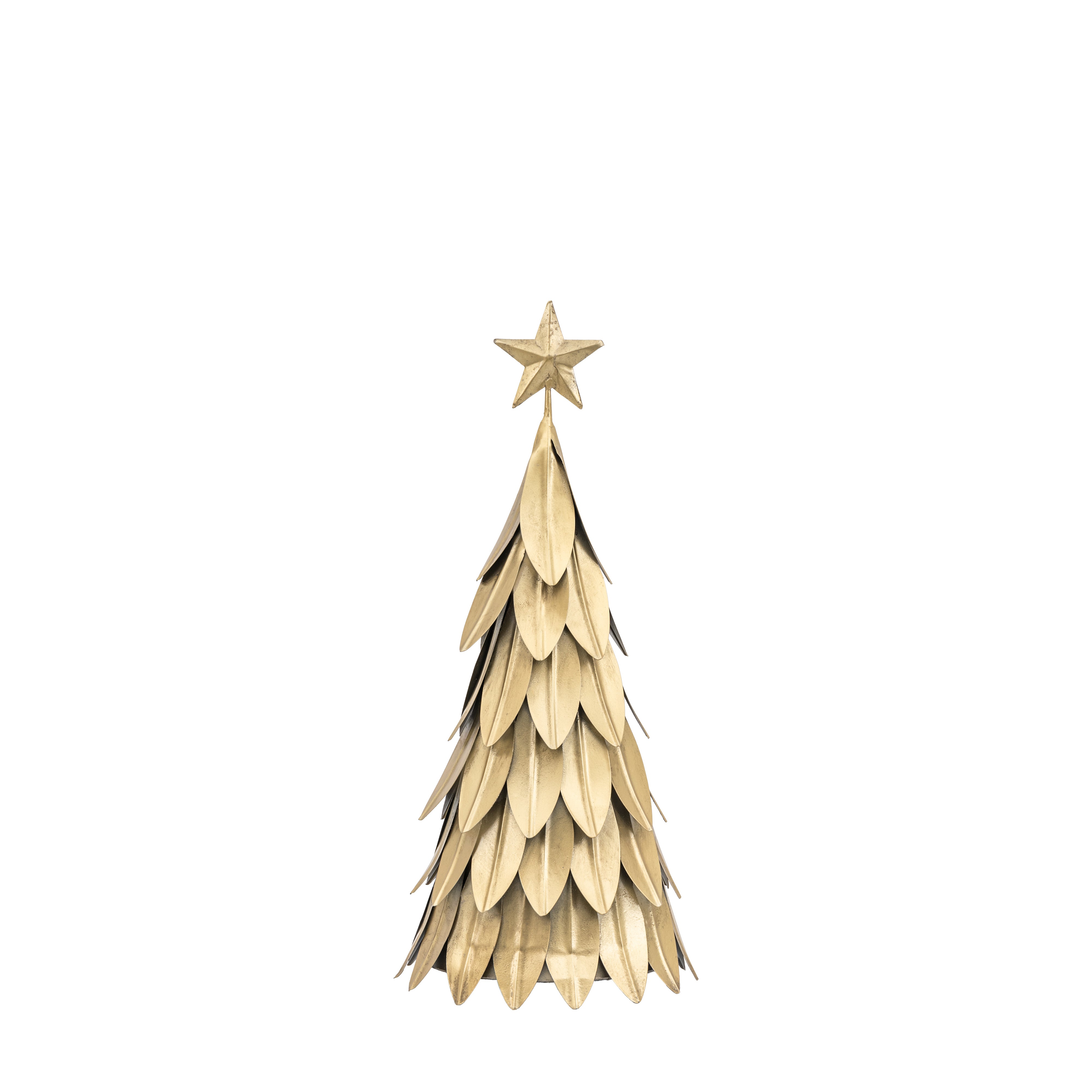 Xmas Tree Décor Large Antique Gold 250x250x550mm