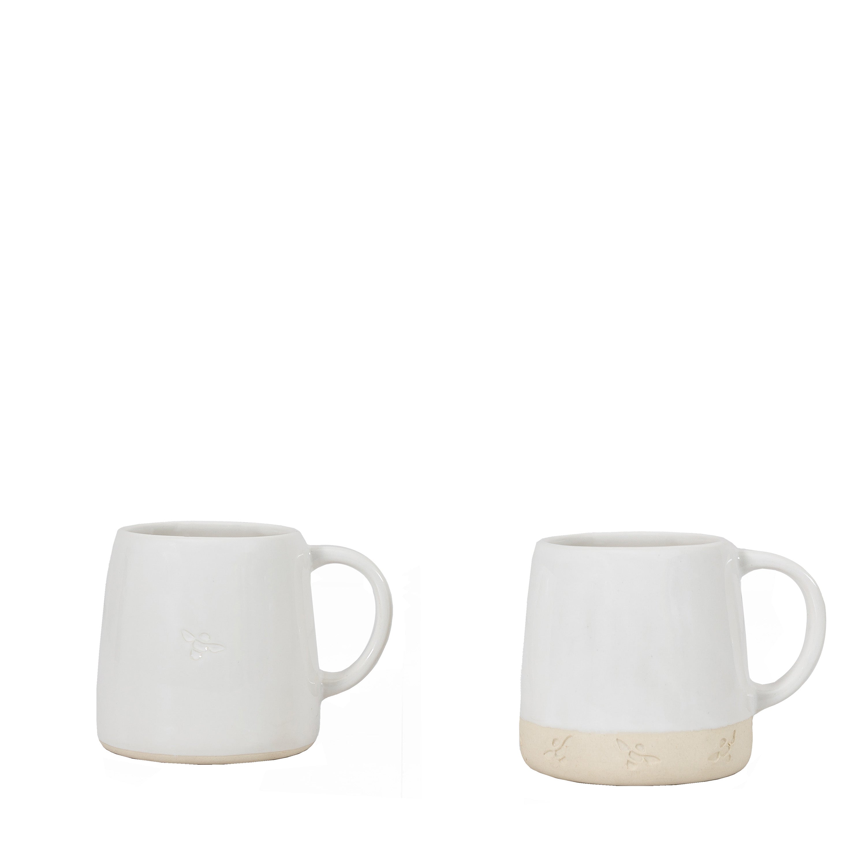 Bee Crockery Collection White - 5 Pieces