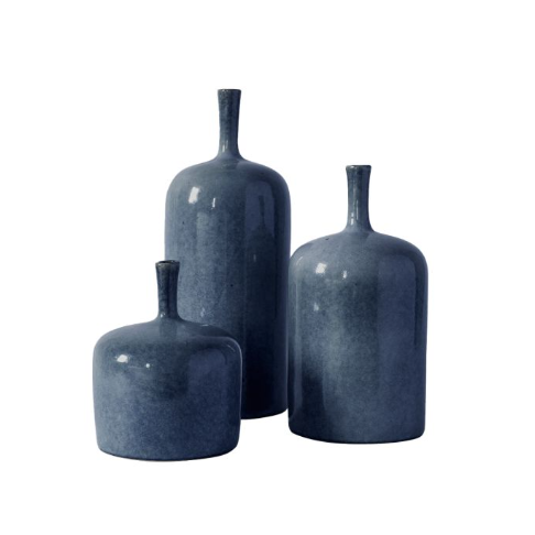 Set of 3 Vase Ornaments - 4 Colours