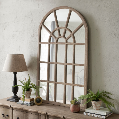 Copgrove Arched Paned Mirror