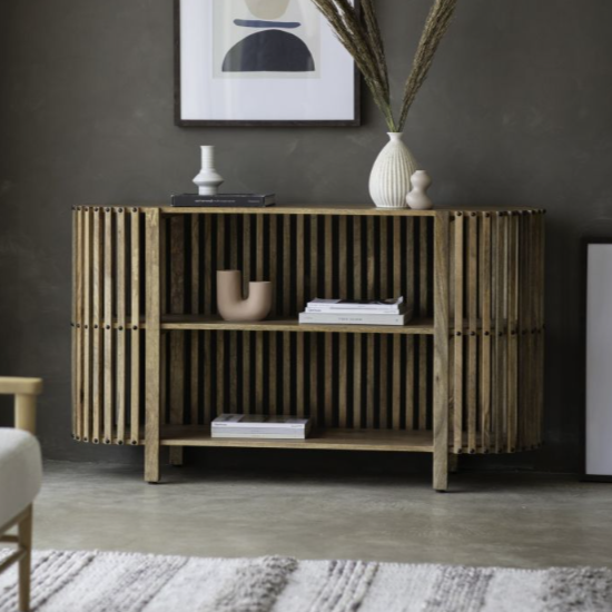 Yoss Slatted Console Table