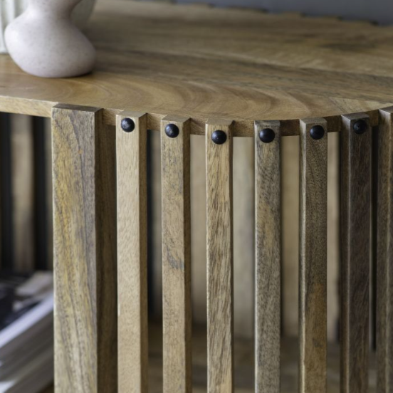 Yoss Slatted Console Table