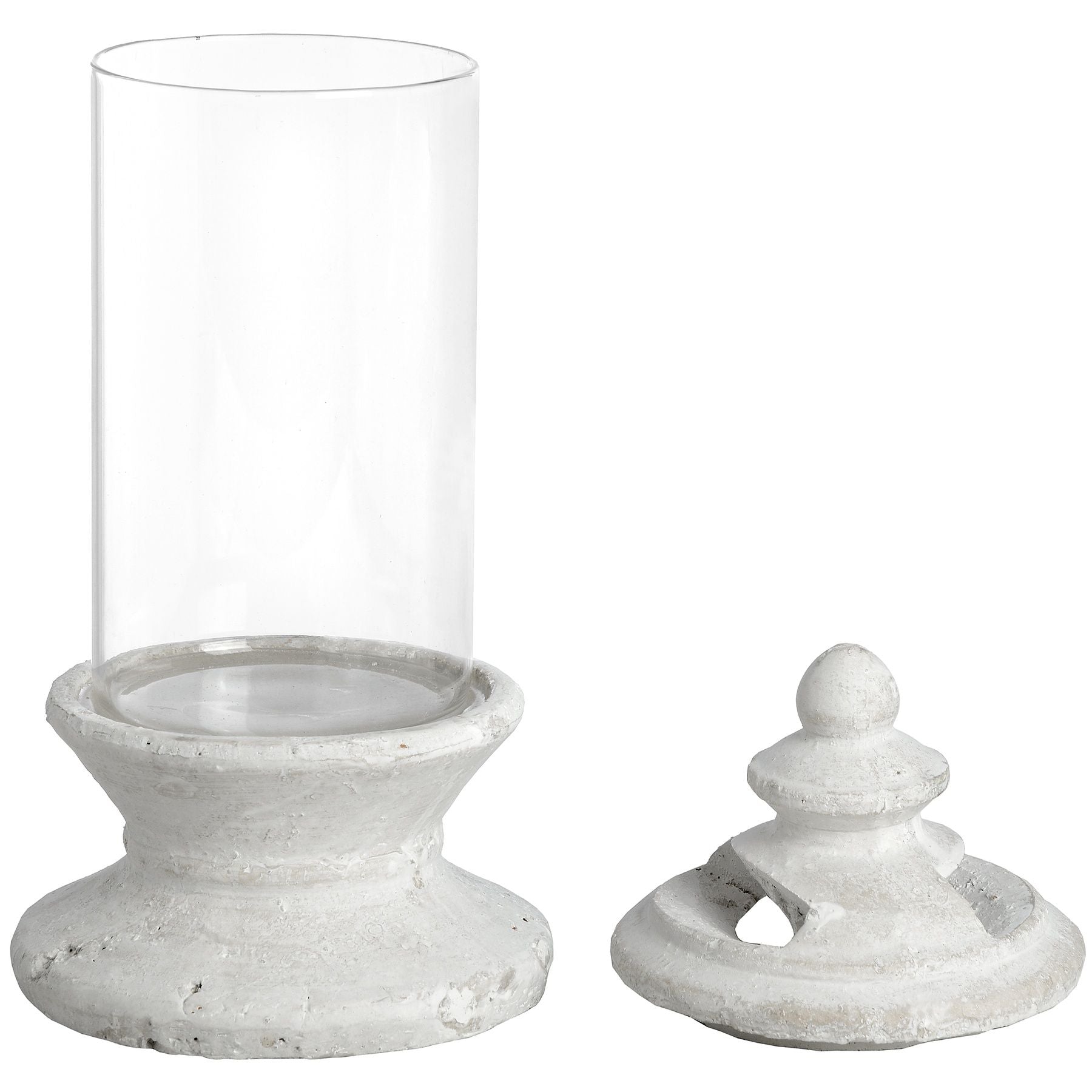 Glass Candle Holder - Large/Small