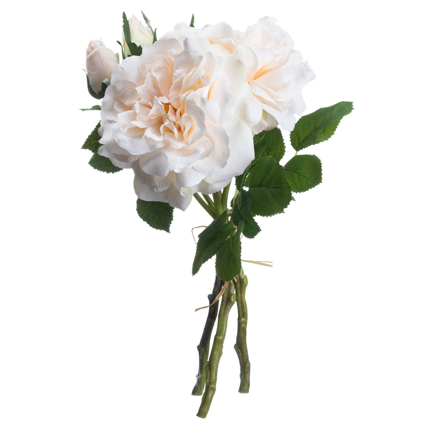 Short Stem Peachy Cream Rose Bouquet