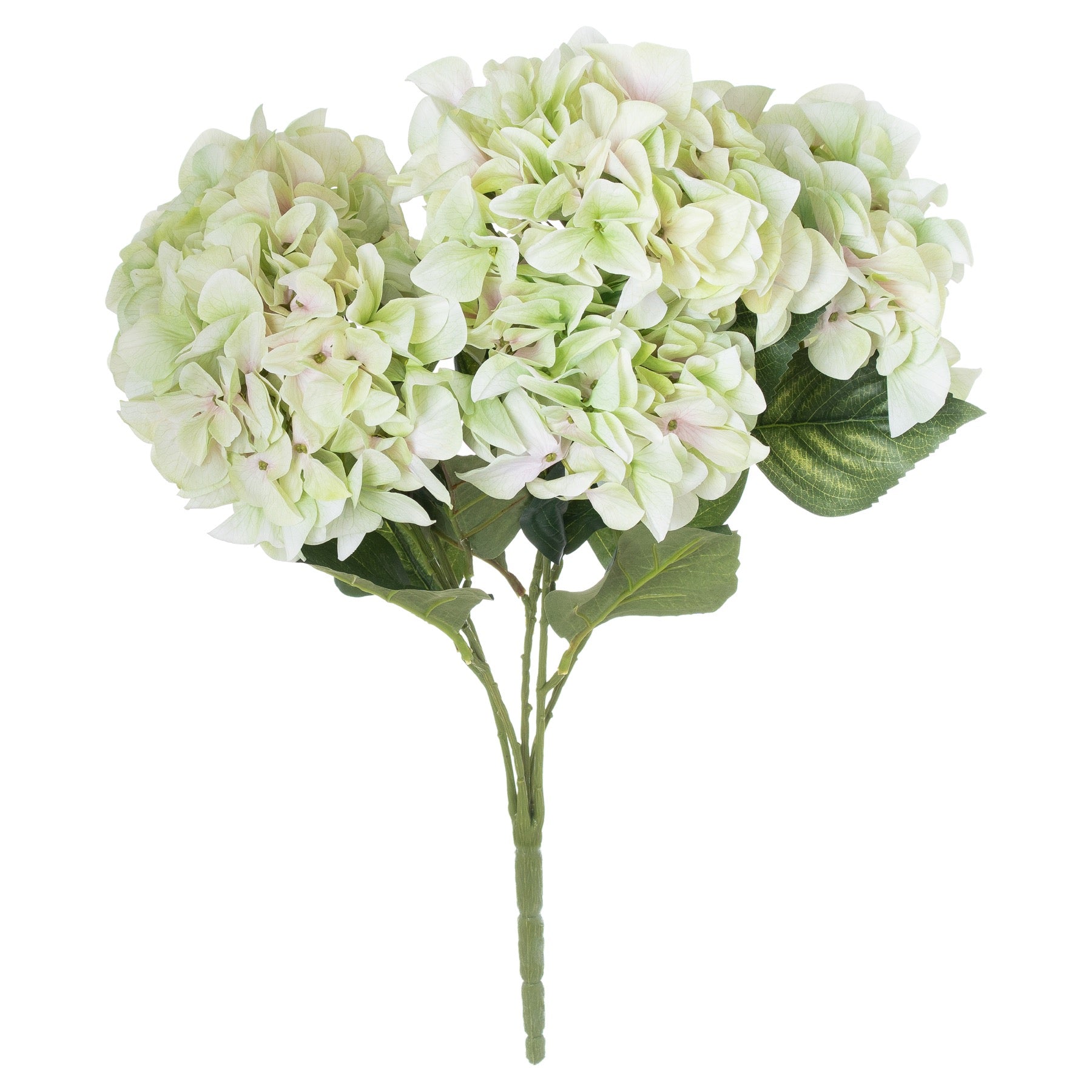 Faux Shabby Green Hydrangea Bouquet