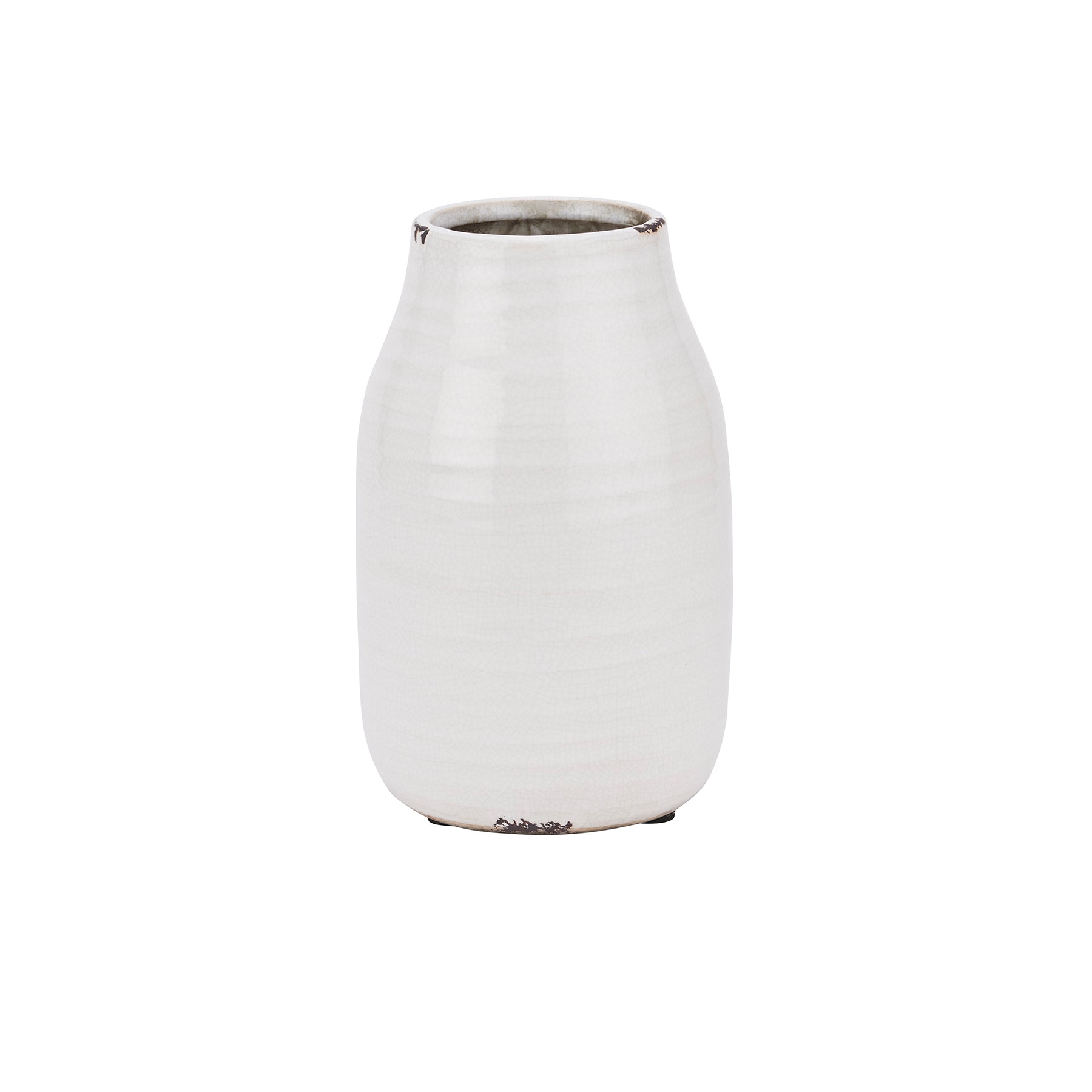 Garda White Stefanie Vase - 24cm - White/Grey