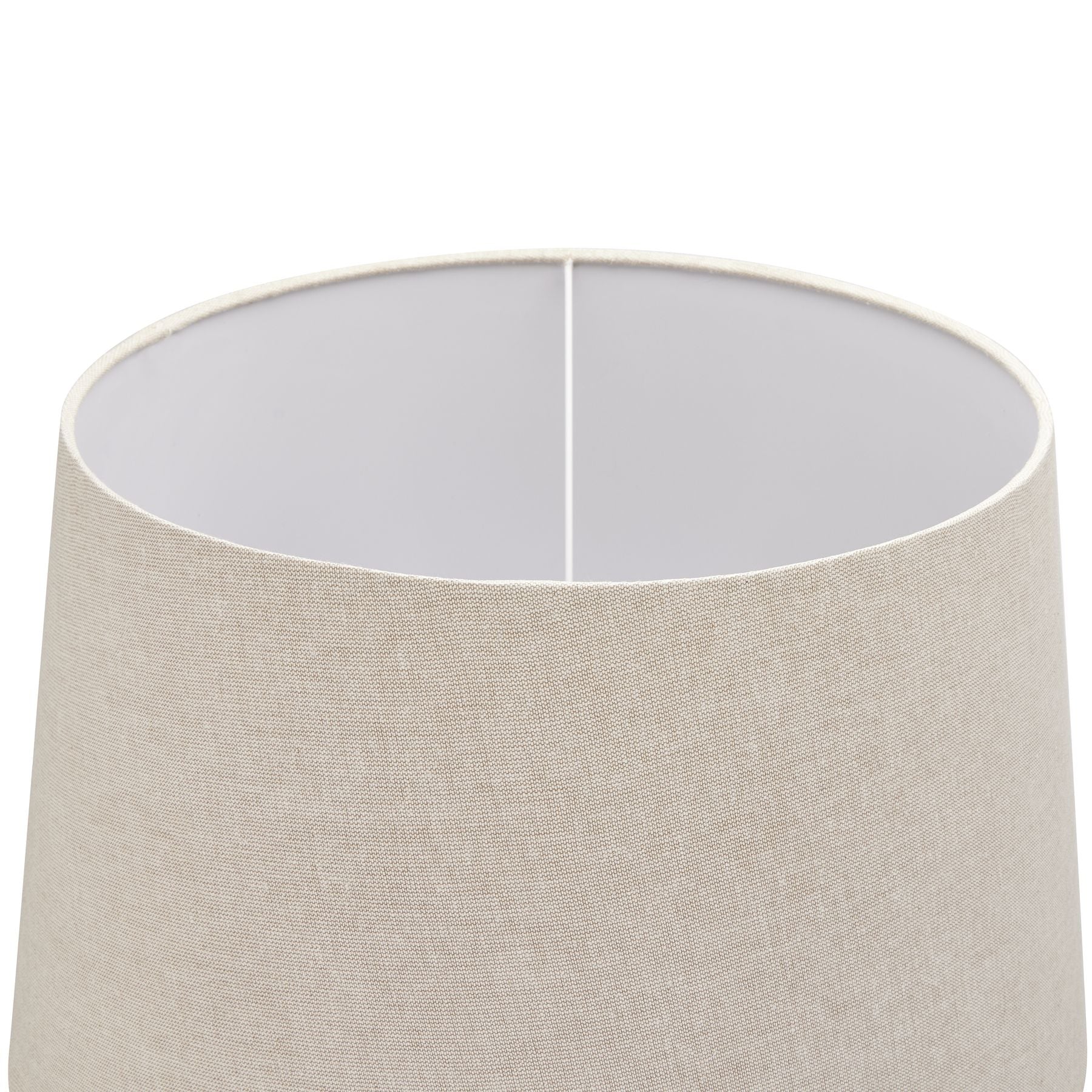 Celaney Grey Pillar Lamp With Linen Shade